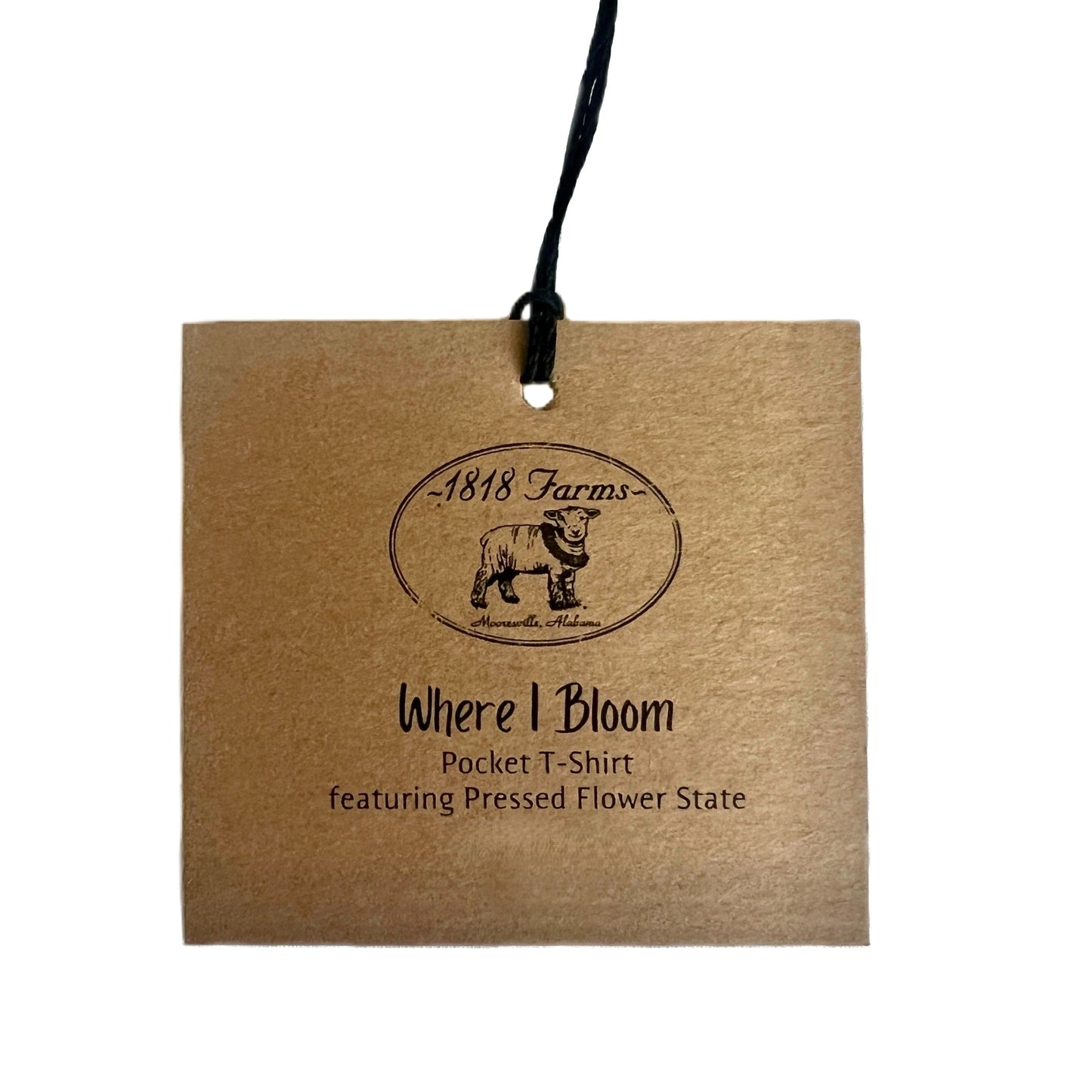 South Carolina Themed Comfort Colors Tshirt - "Where I Bloom" Collection T-Shirts 1818 Farms