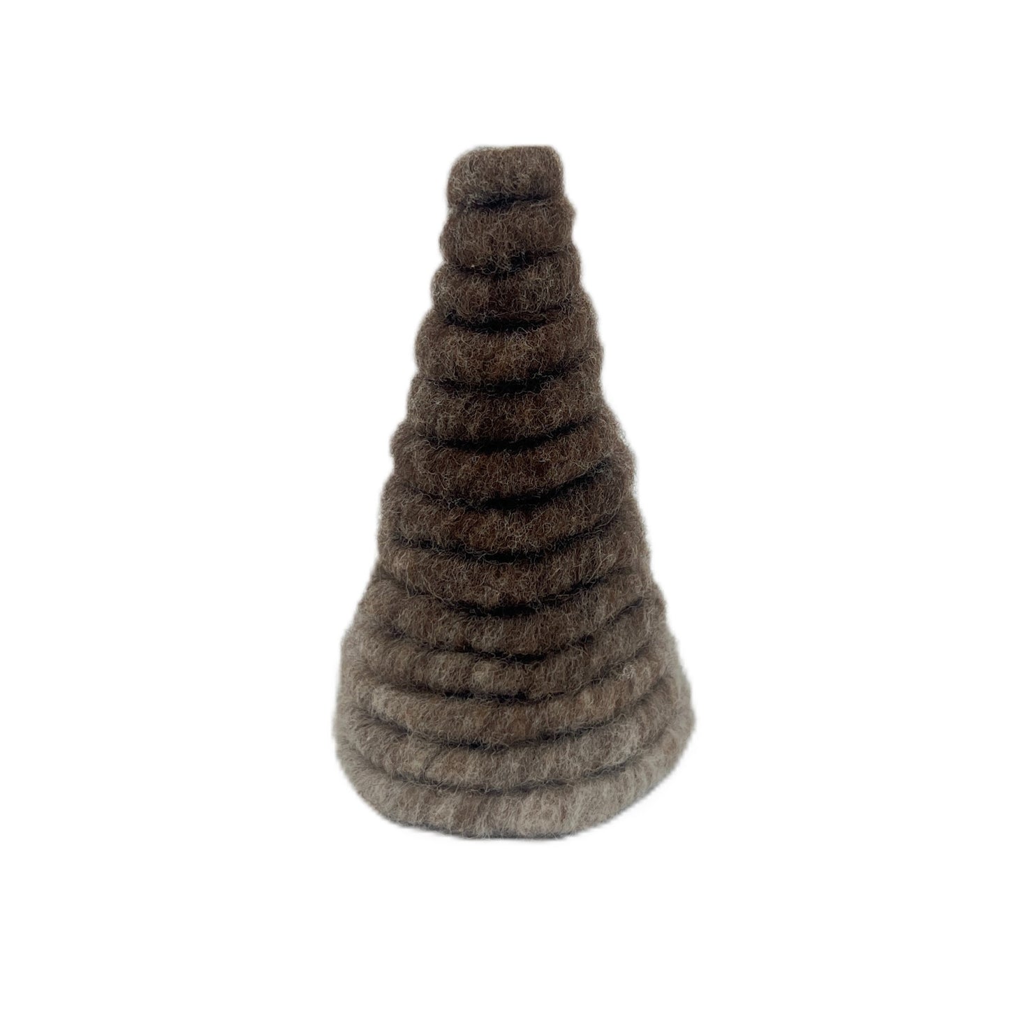 Handmade Babydoll Sheep Core-Spun Wool Tabletop Christmas Tree 1818 Farms Small Light Brown