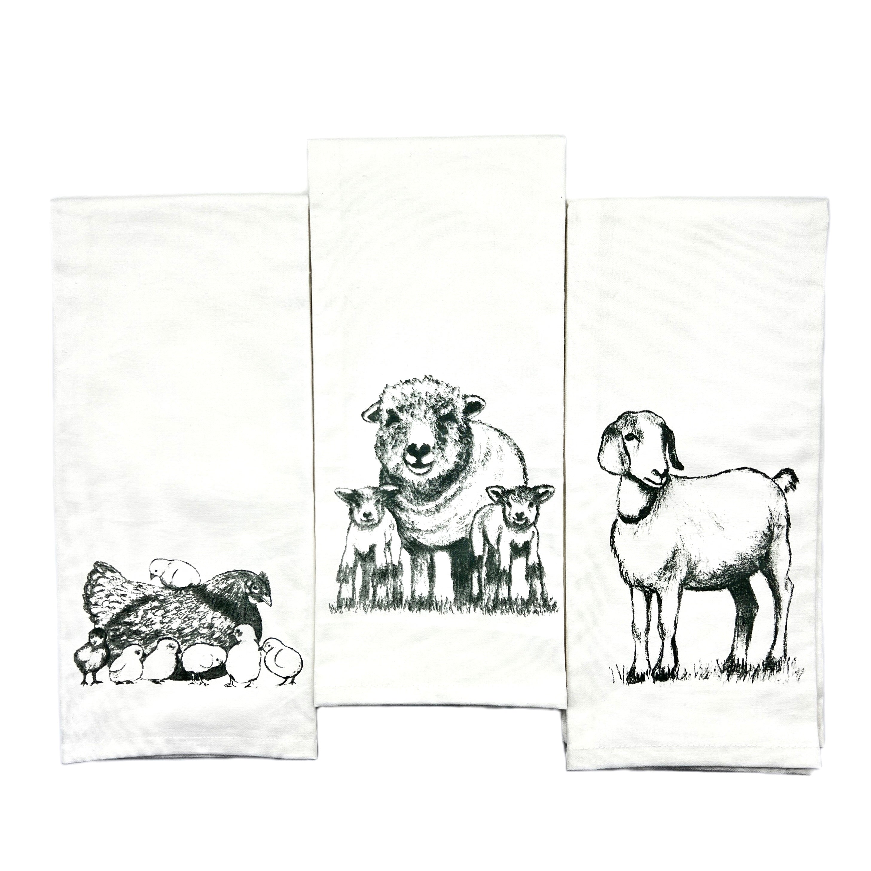 Premium Dish Towel with Original Artwork