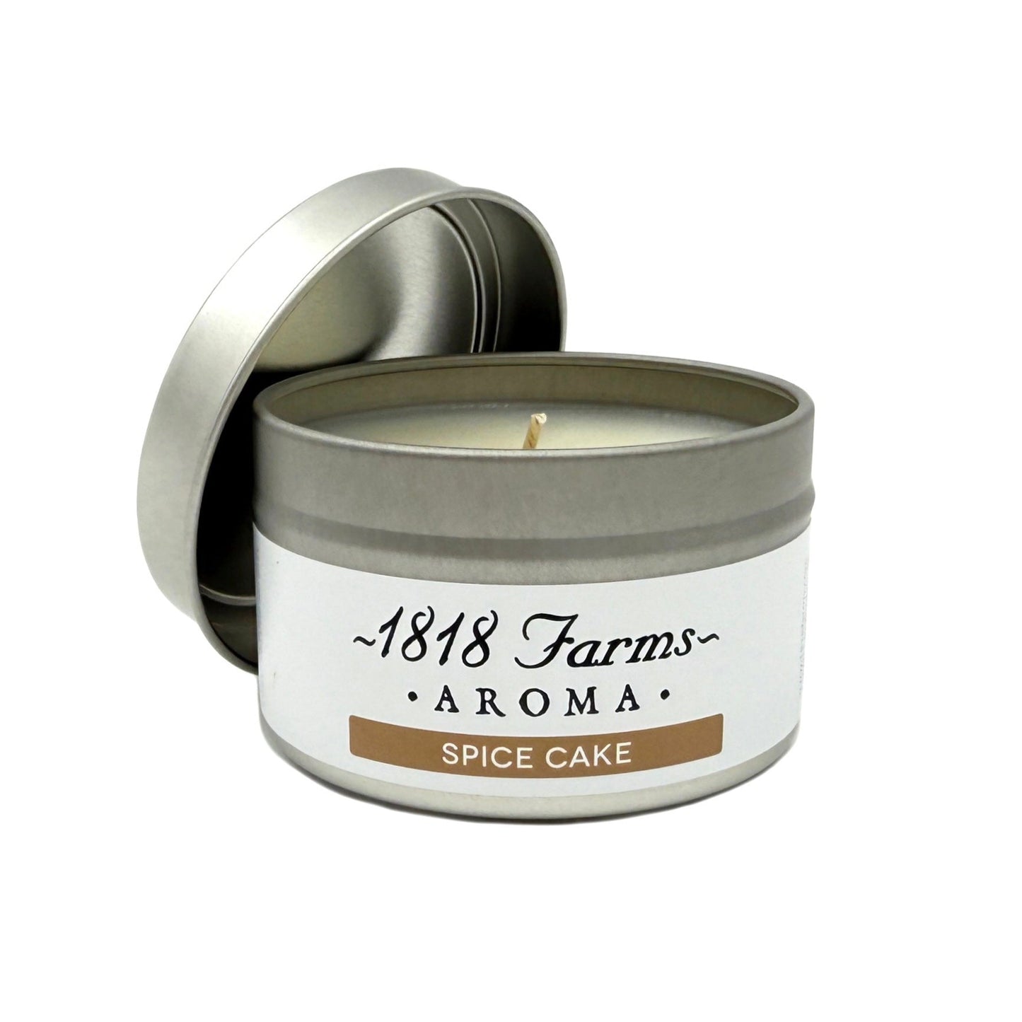 Candles (4.2oz Traveler Tin - Spice Cake) 1818 Farms