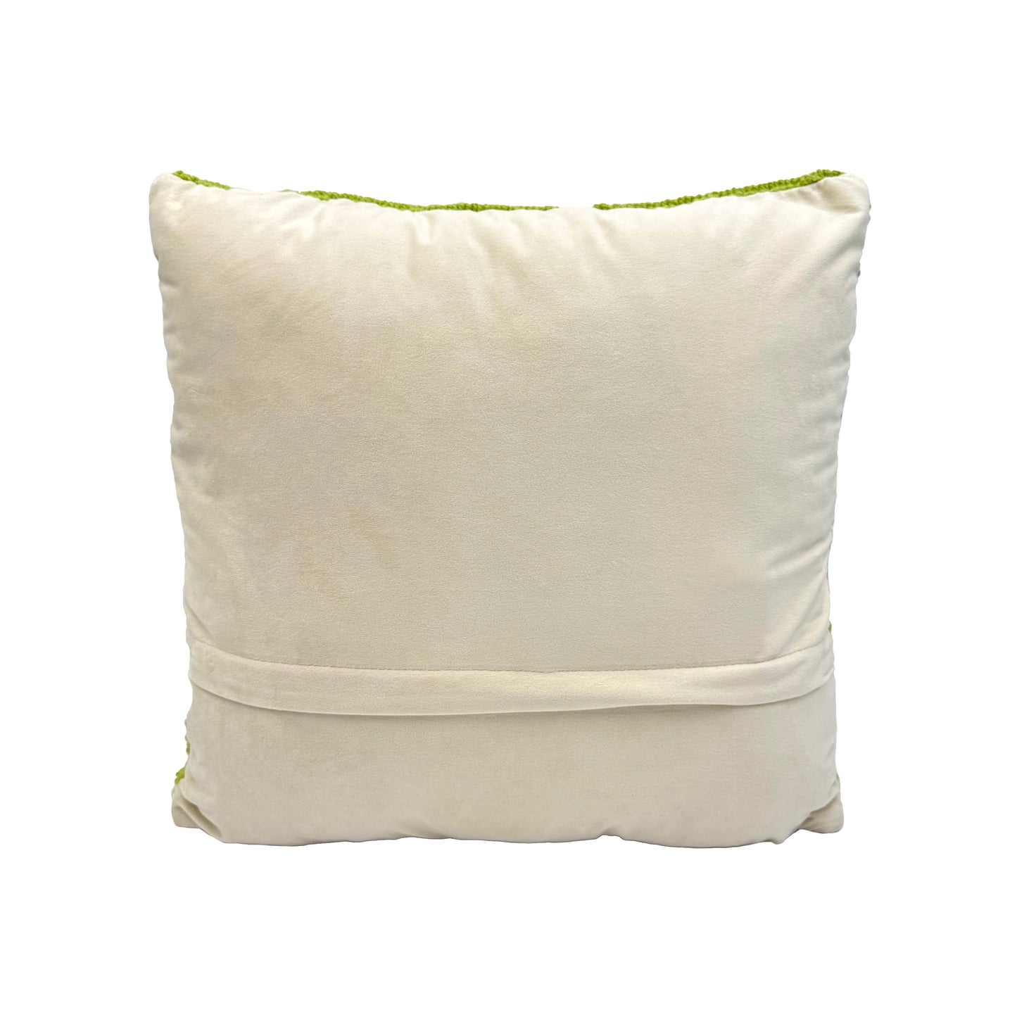 White Daisy Wool Hooked Pillow Pillow 1818 Farms