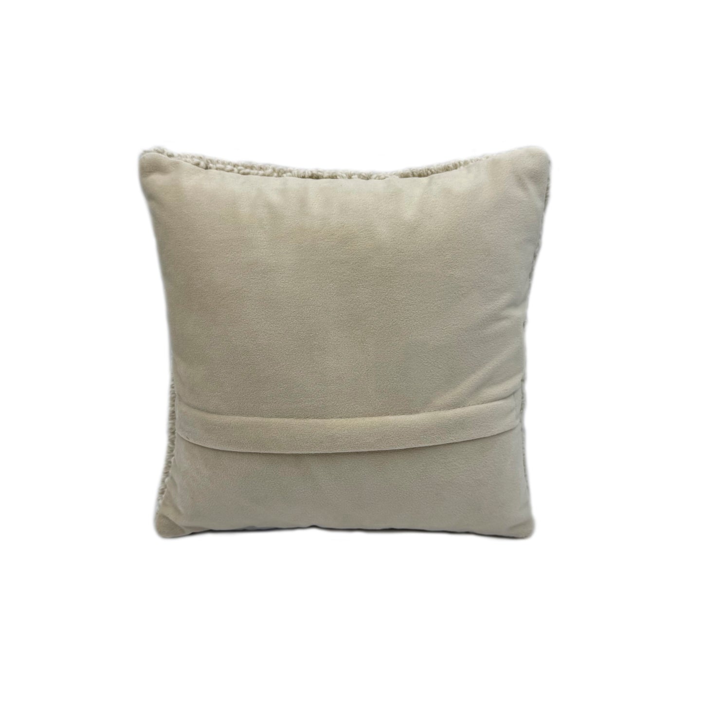 Blue Bonnet Wool Hooked Pillow