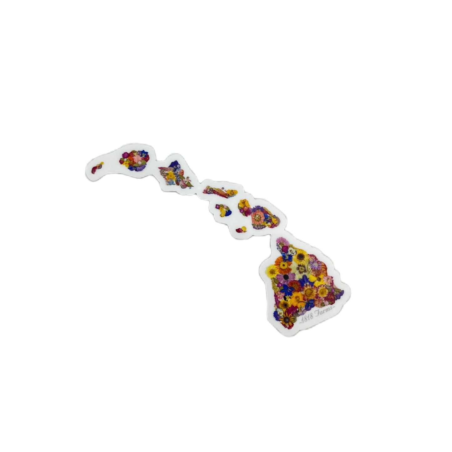 Hawaii Themed Vinyl Sticker - "Where I Bloom" Collection Vinyl Sticker 1818 Farms