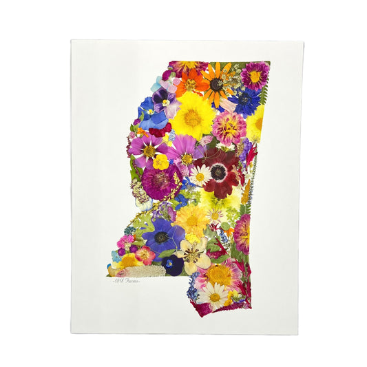 Mississippi Themed Giclée Print  - "Where I Bloom" Collection Giclee Art Print 1818 Farms 8"x10"  