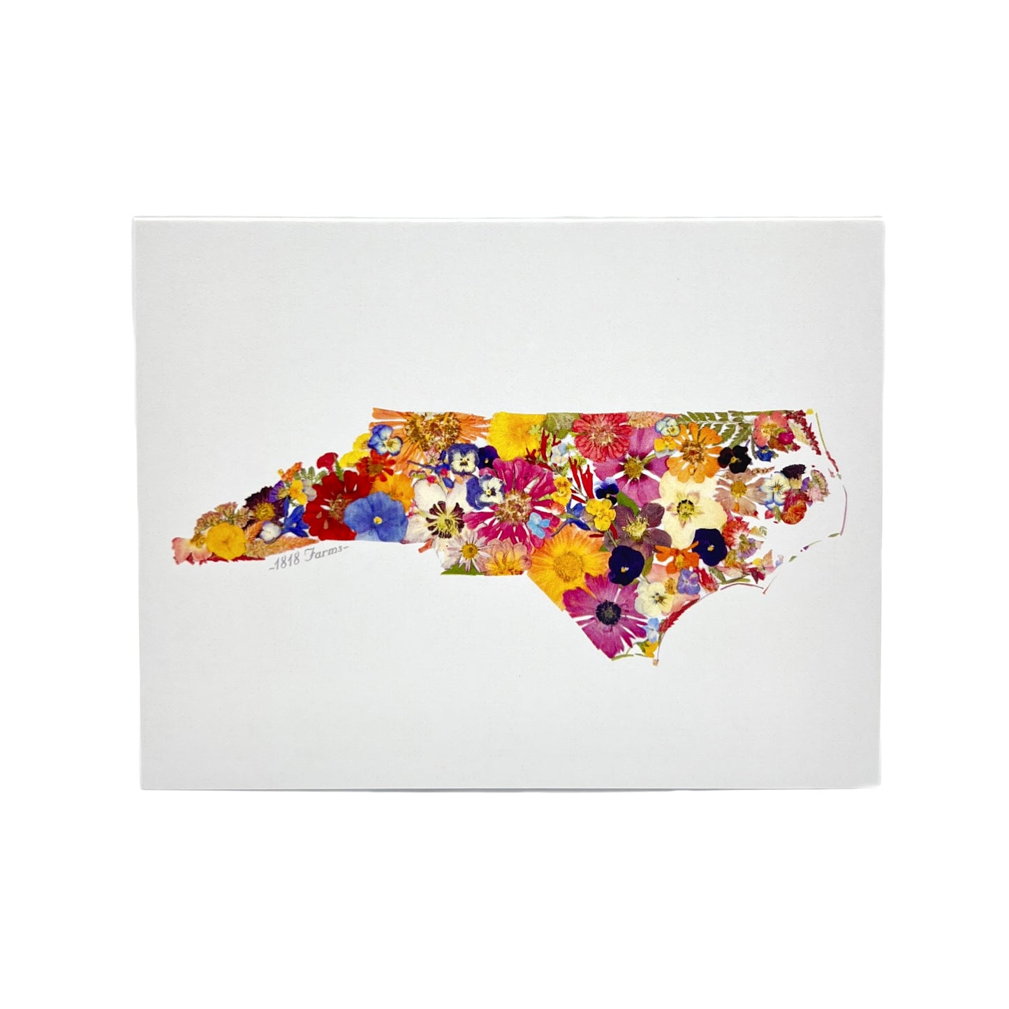 State Themed Notecards (Set of 6)  - "Where I Bloom" Collection Notecard 1818 Farms North Carolina  