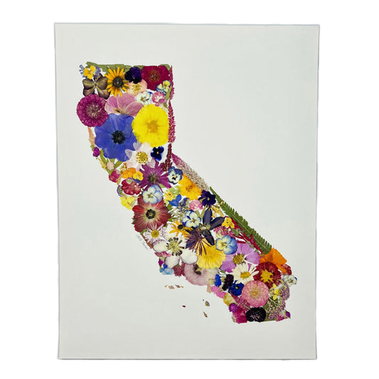 California Themed Giclée Print  - "Where I Bloom" Collection Giclee Art Print 1818 Farms 8"x10"  