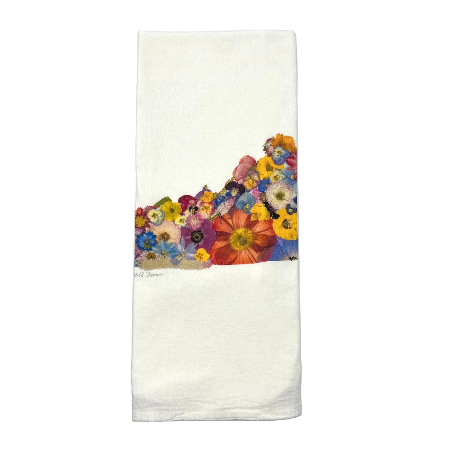 Kentucky Themed Flour Sack Towel - "Where I Bloom" Collection Towel 1818 Farms