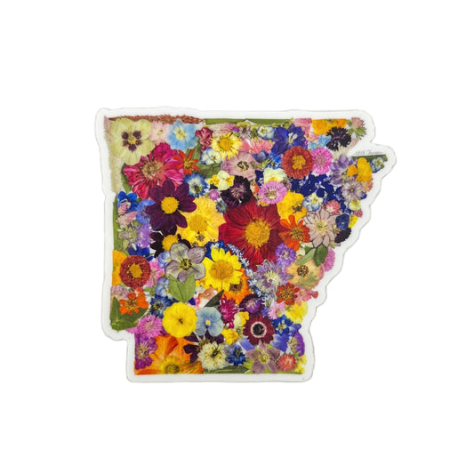 Arkansas Themed Vinyl Sticker  - "Where I Bloom" Collection Vinyl Sticker 1818 Farms   