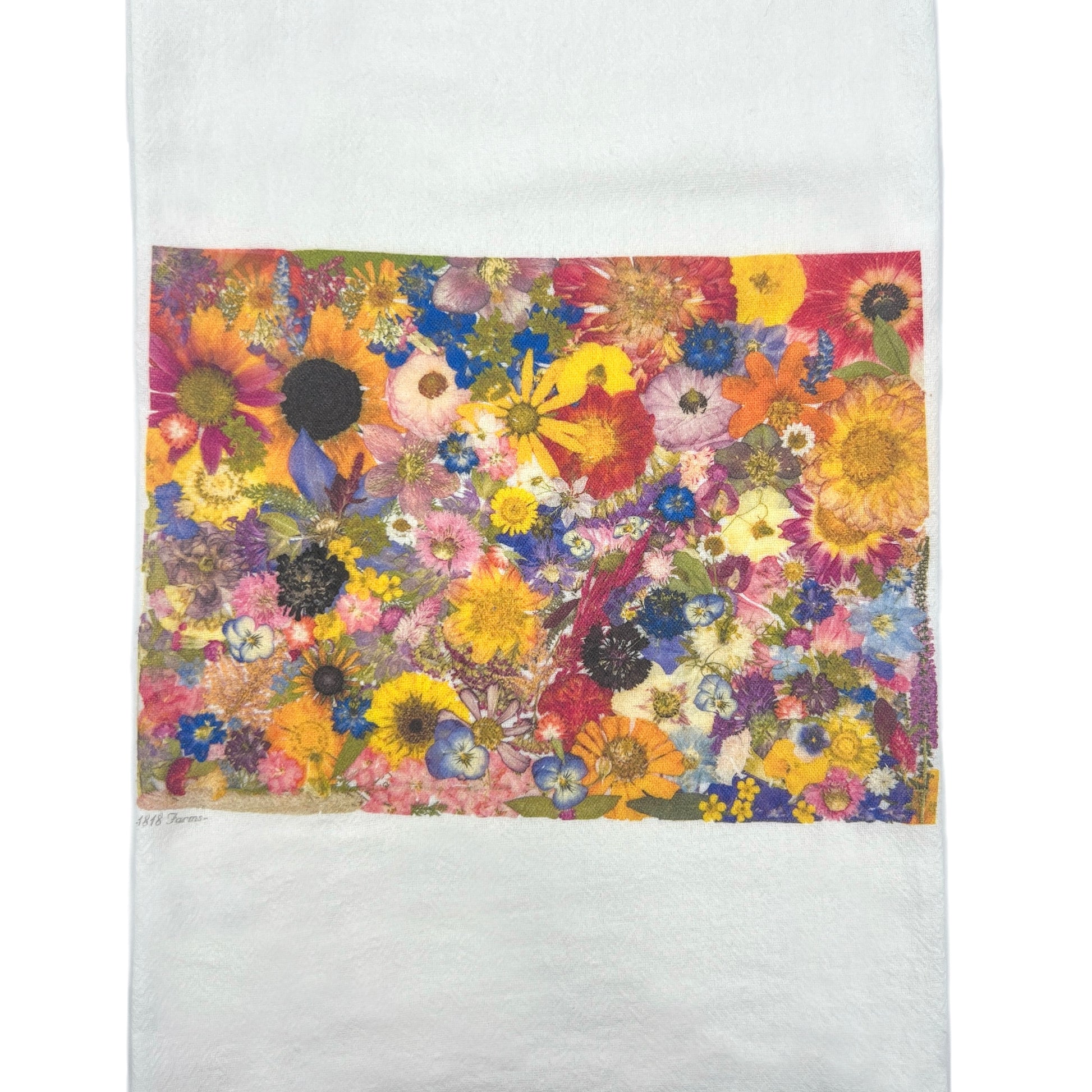 Colorado Themed Flour Sack Towel  - "Where I Bloom" Collection Towel 1818 Farms   