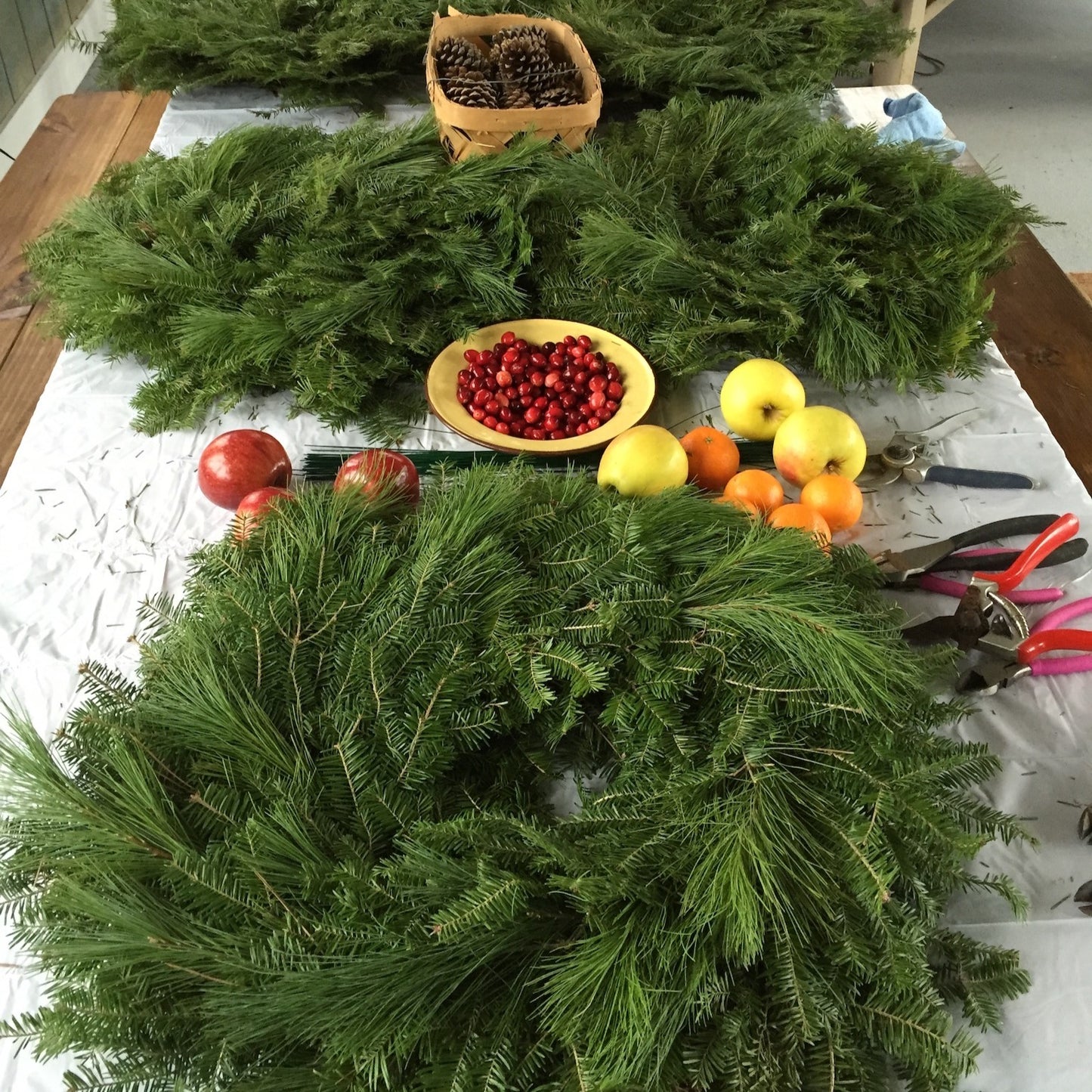 Holiday Wreath-Making Workshop at 1818 Farms Classes & Events 1818 Farms