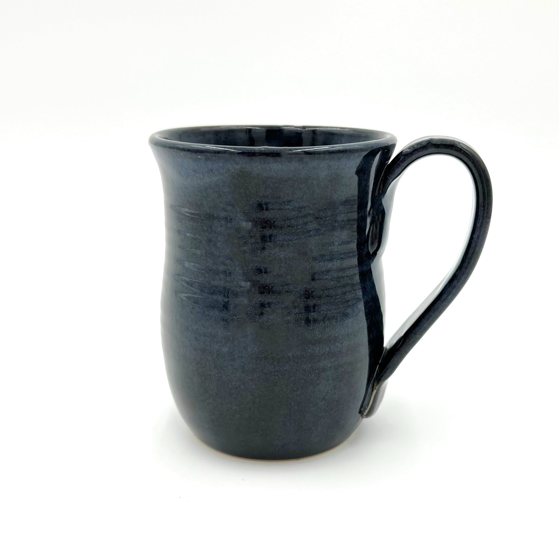 Coffee Mug Pottery 1818 Farms Navy Blue  