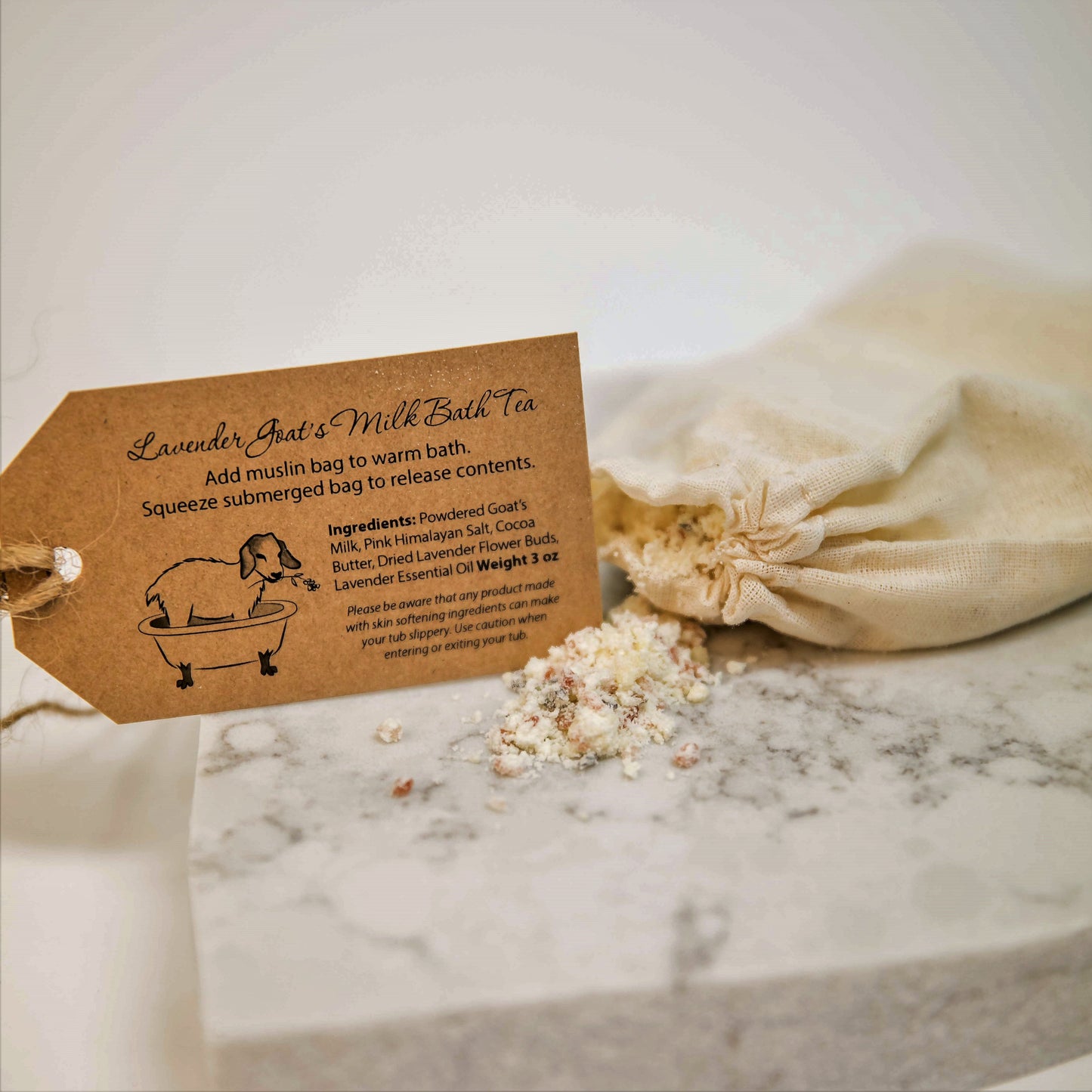 Lavender Goat's Milk Bath Tea Bath Teas & Truffles 1818 Farms