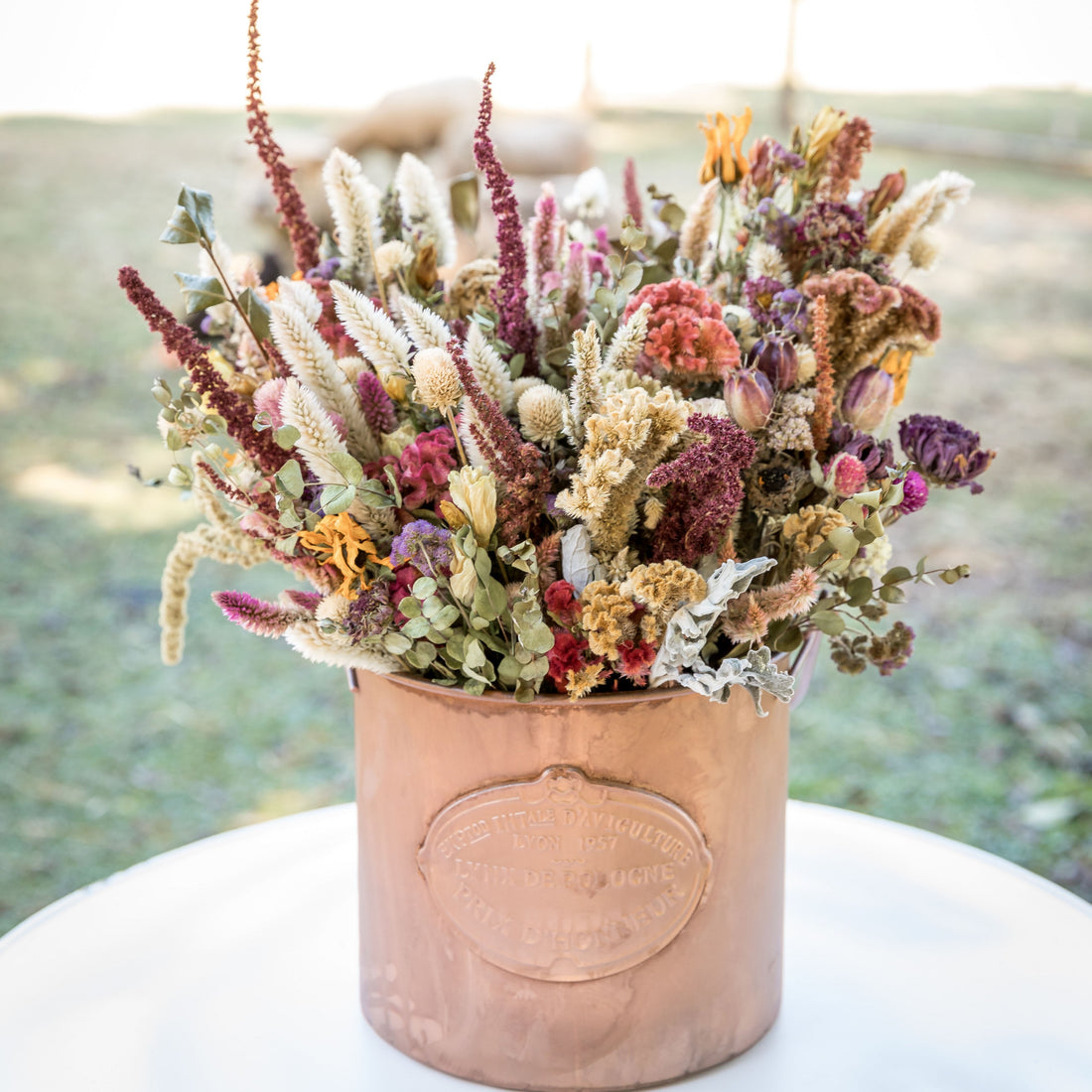How to Make a Mixed Dried Flower Bouquet