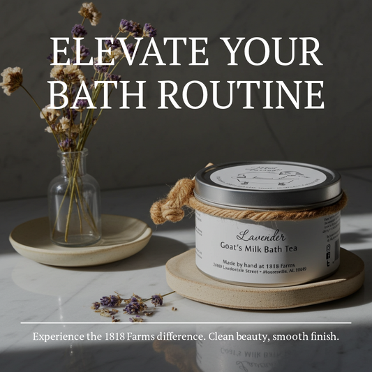 Benefits of Lavender Goat’s Milk Bath Tea for Soft, Calm Skin