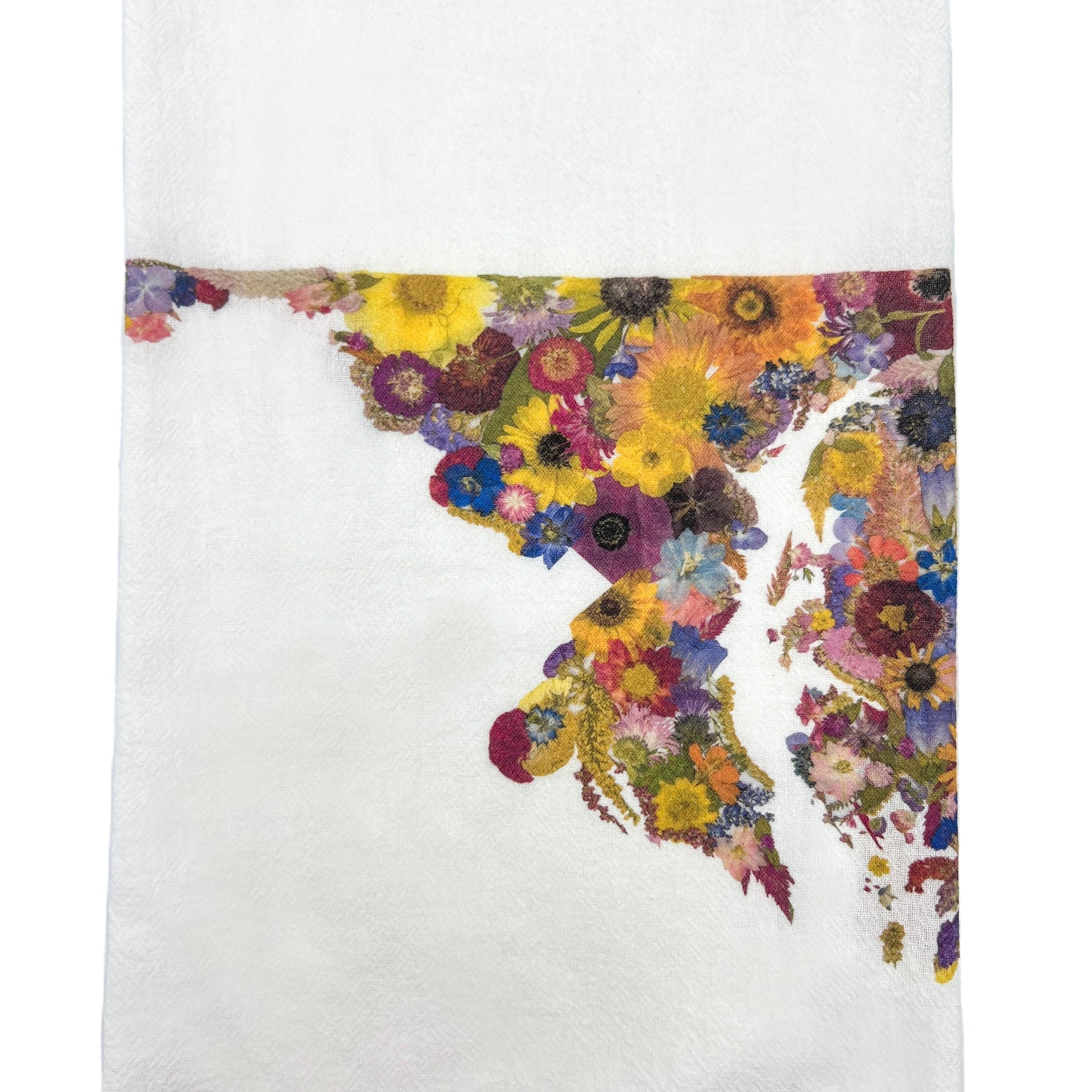 Maryland Themed Flour Sack Towel  - "Where I Bloom" Collection Towel 1818 Farms   