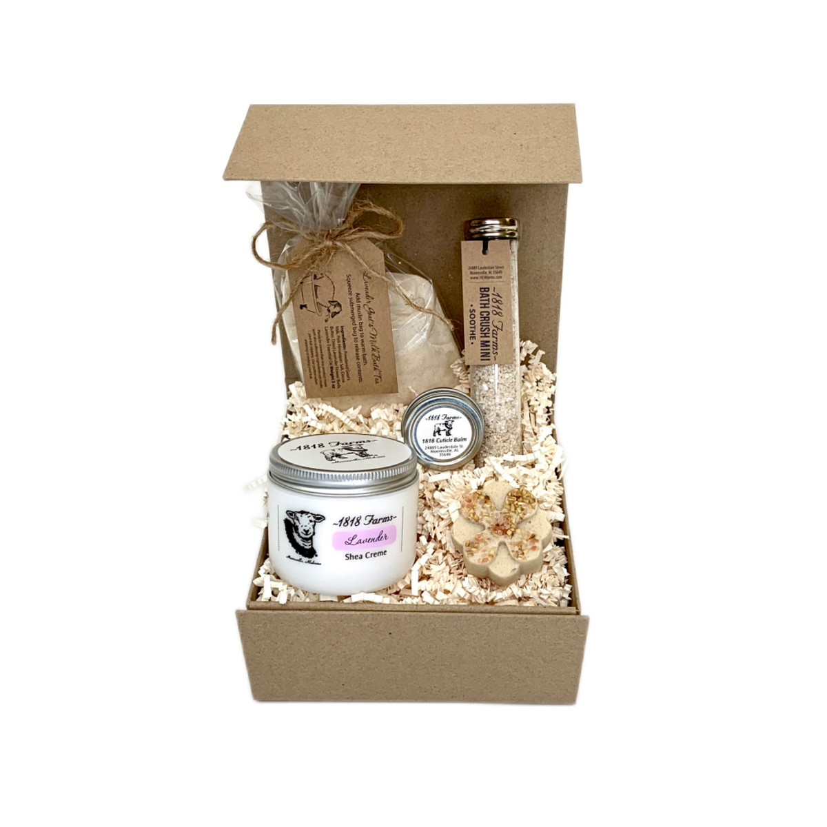 Bath Lover's Gift Box | 1818 Farms