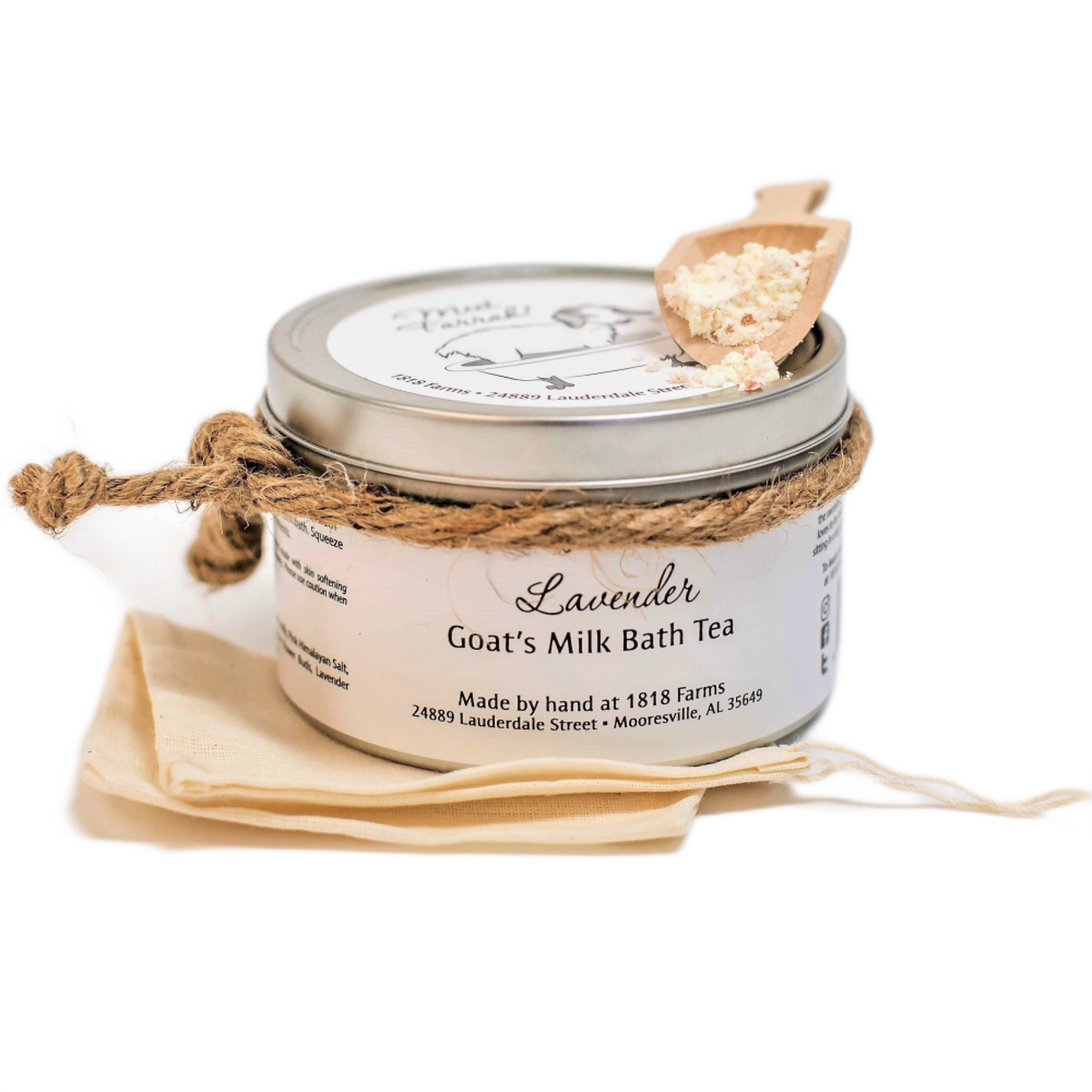 アロマグッズ milk-tea18doTERRA Lavender Goat's Milk Bath Tea Tin – 1818 Farms