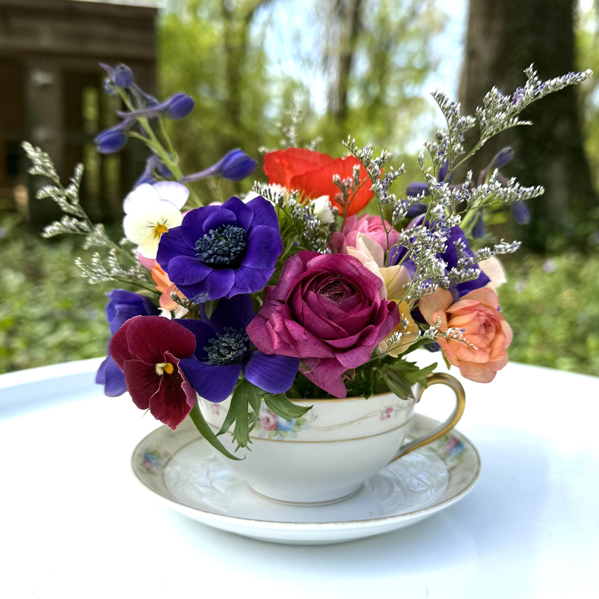 Mother’s Day Weekend Teacup Flower Arranging Workshop Classes & Events 1818 Farms