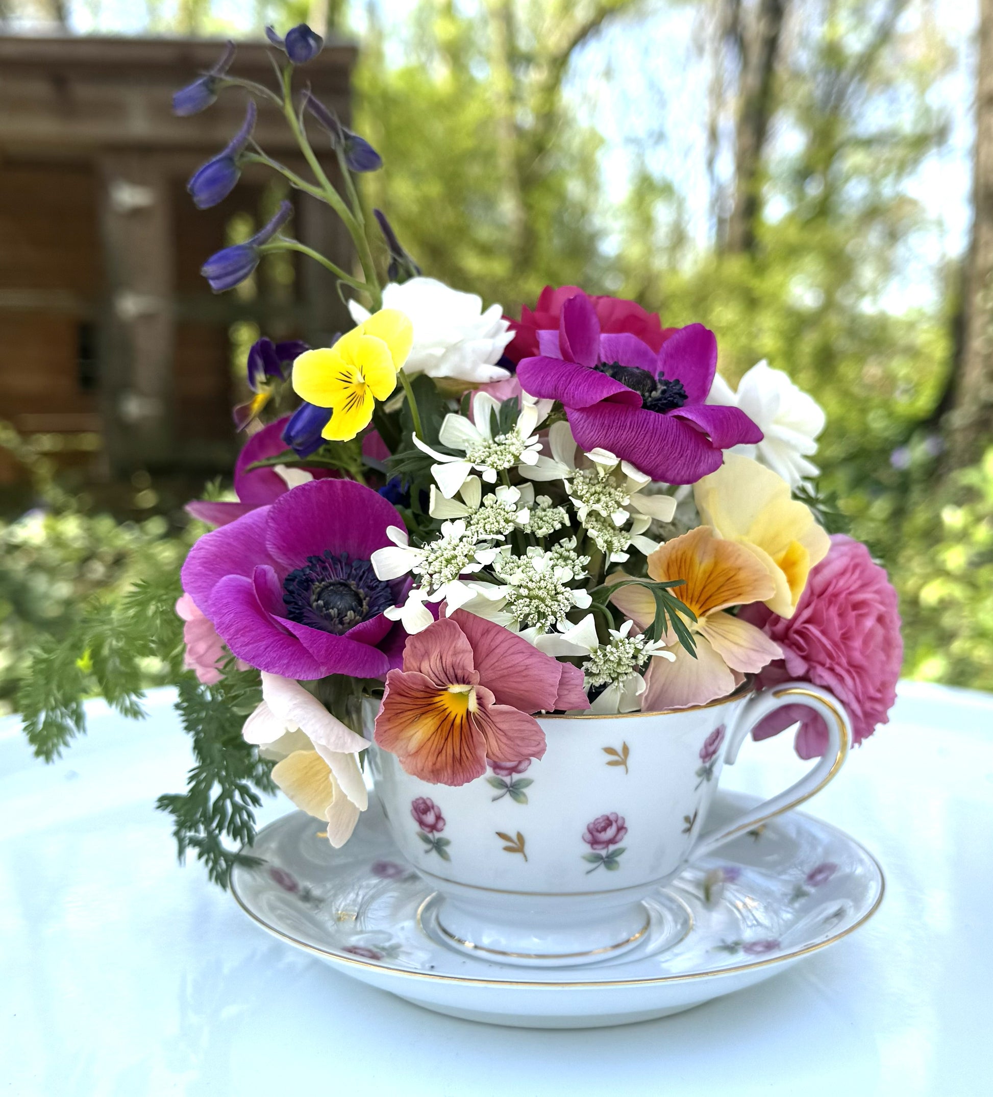 Mother’s Day Weekend Teacup Flower Arranging Workshop Classes & Events 1818 Farms