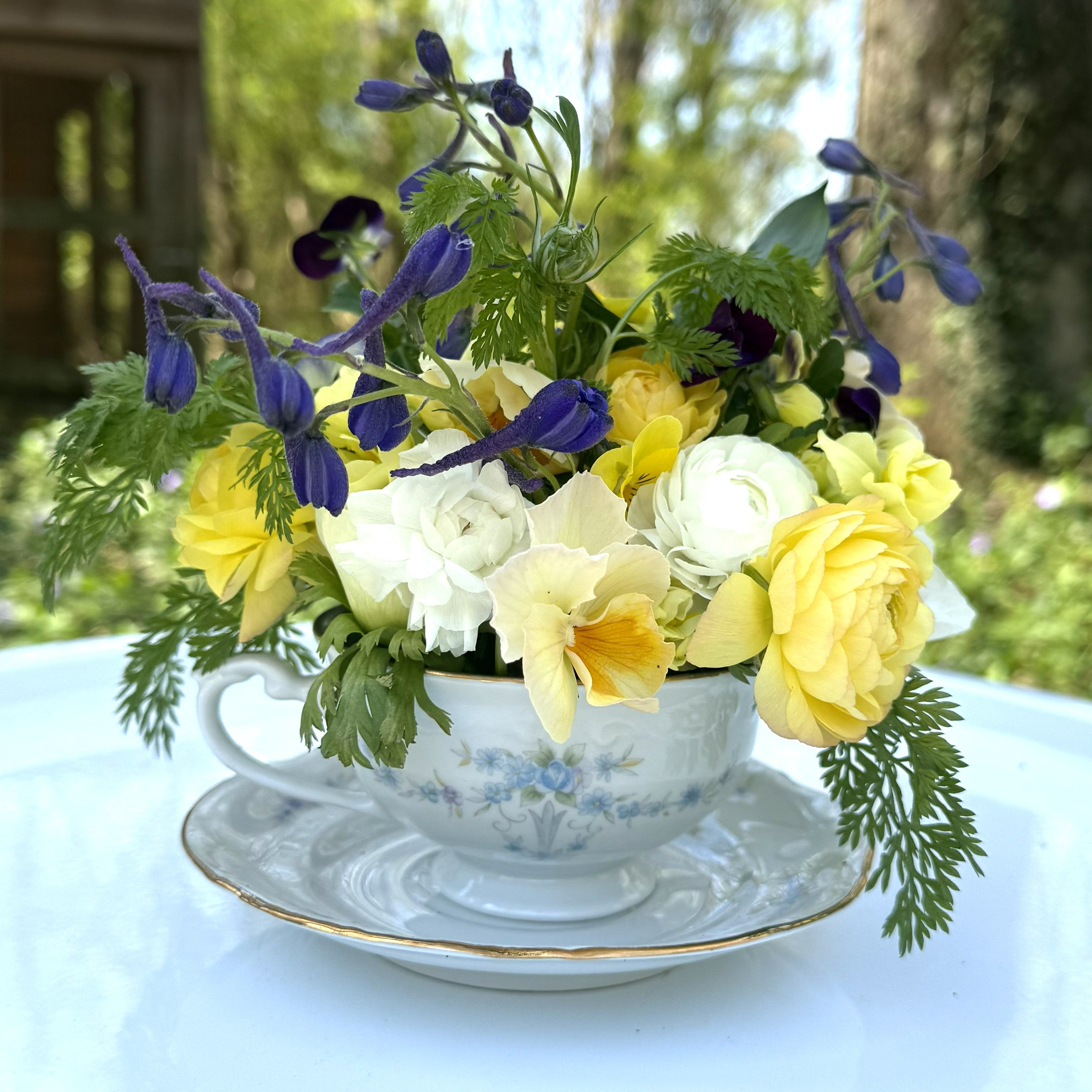 Mother's Day Weekend Teacup Flower Arranging Workshop – 1818 Farms
