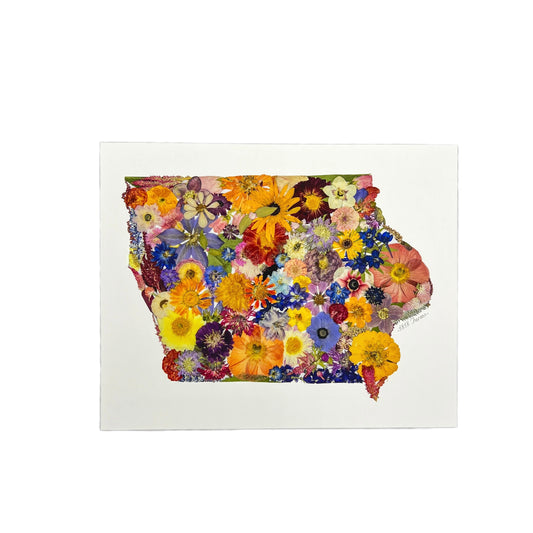 Iowa Themed Giclée Print  - "Where I Bloom" Collection Giclee Art Print 1818 Farms   