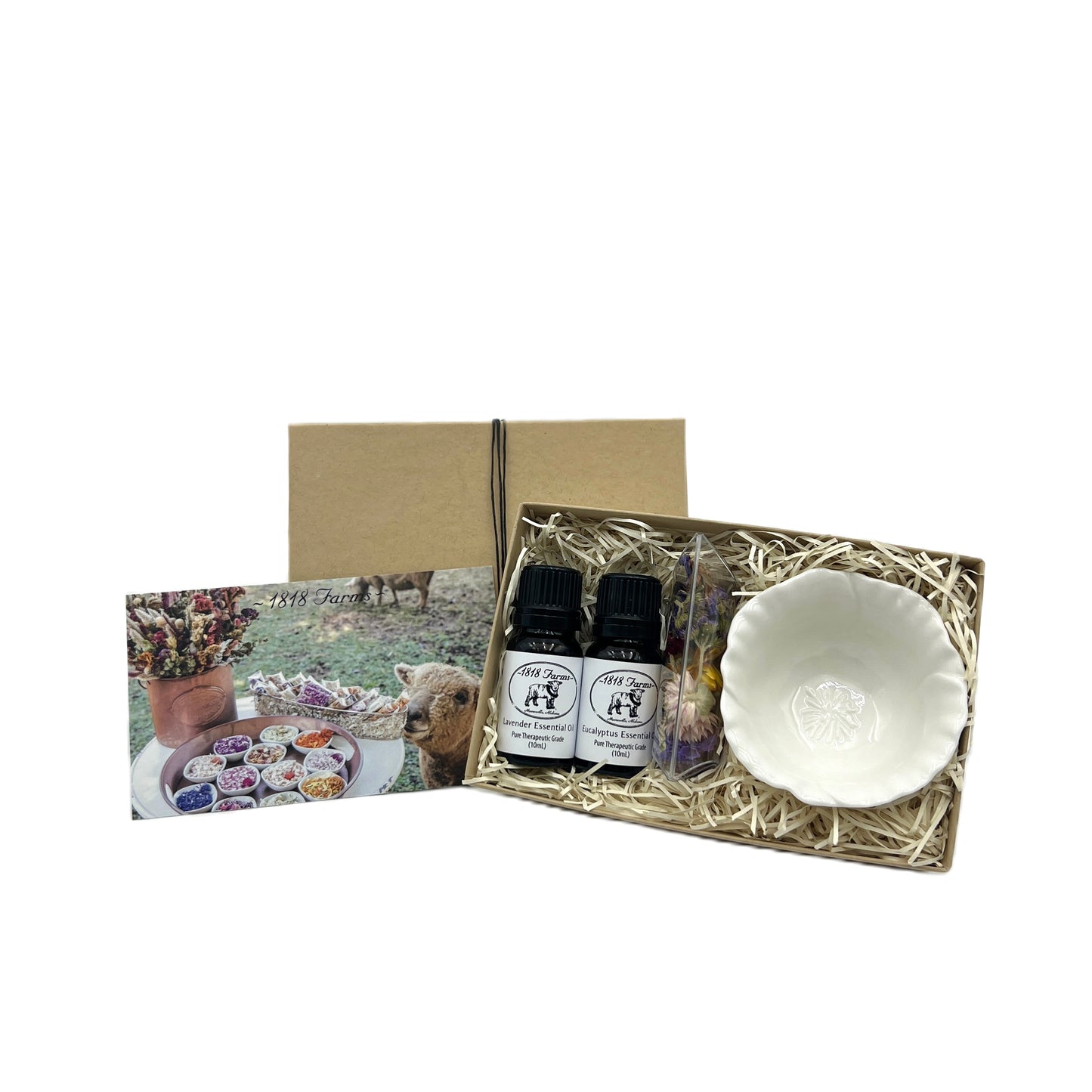 Dried Flower Confetti and Essential Oil Gift Set Gift Basket 1818 Farms   