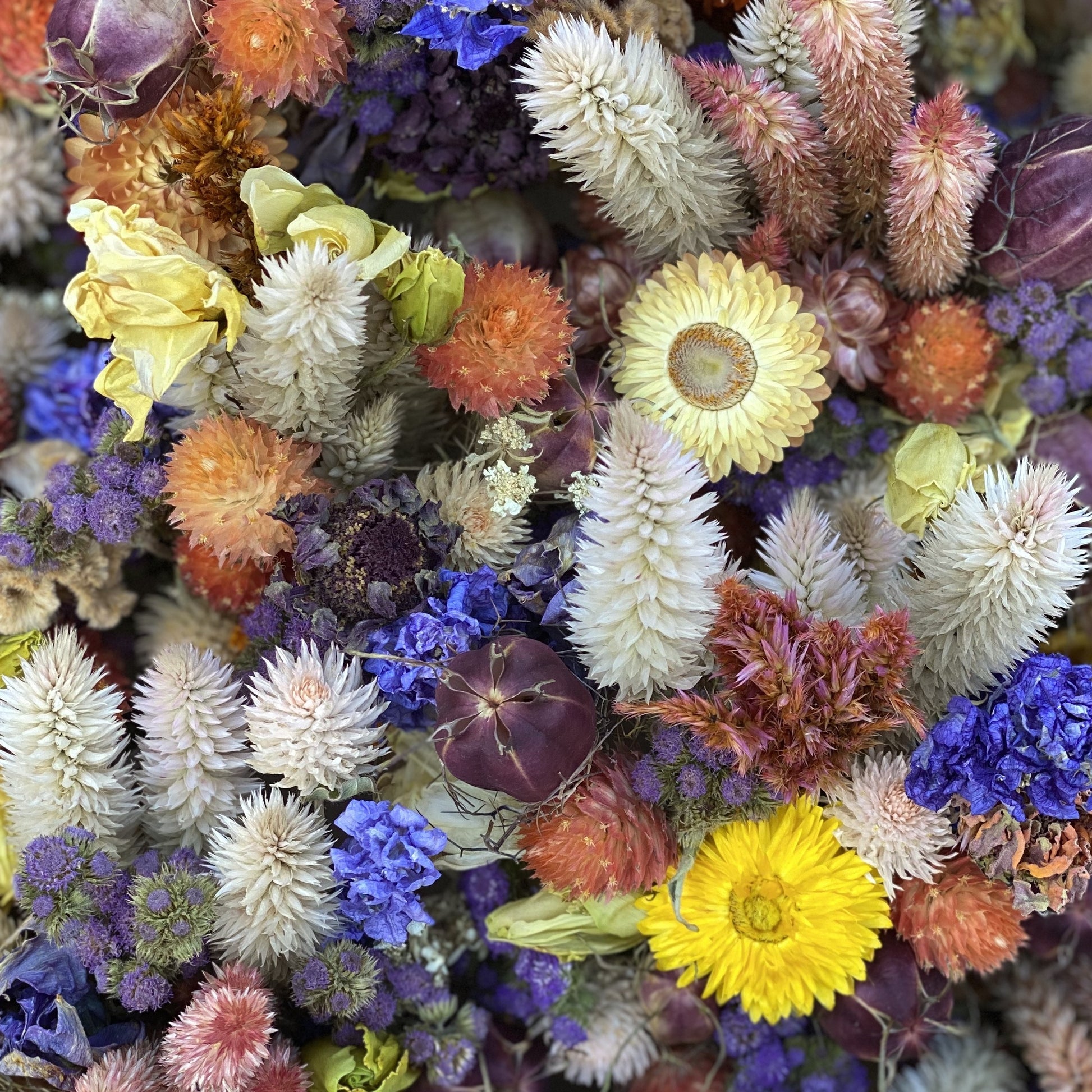 Dried Flower Bouquet Bar, Bundles and Wreath Sale at 1818 Farms Classes & Events 1818 Farms