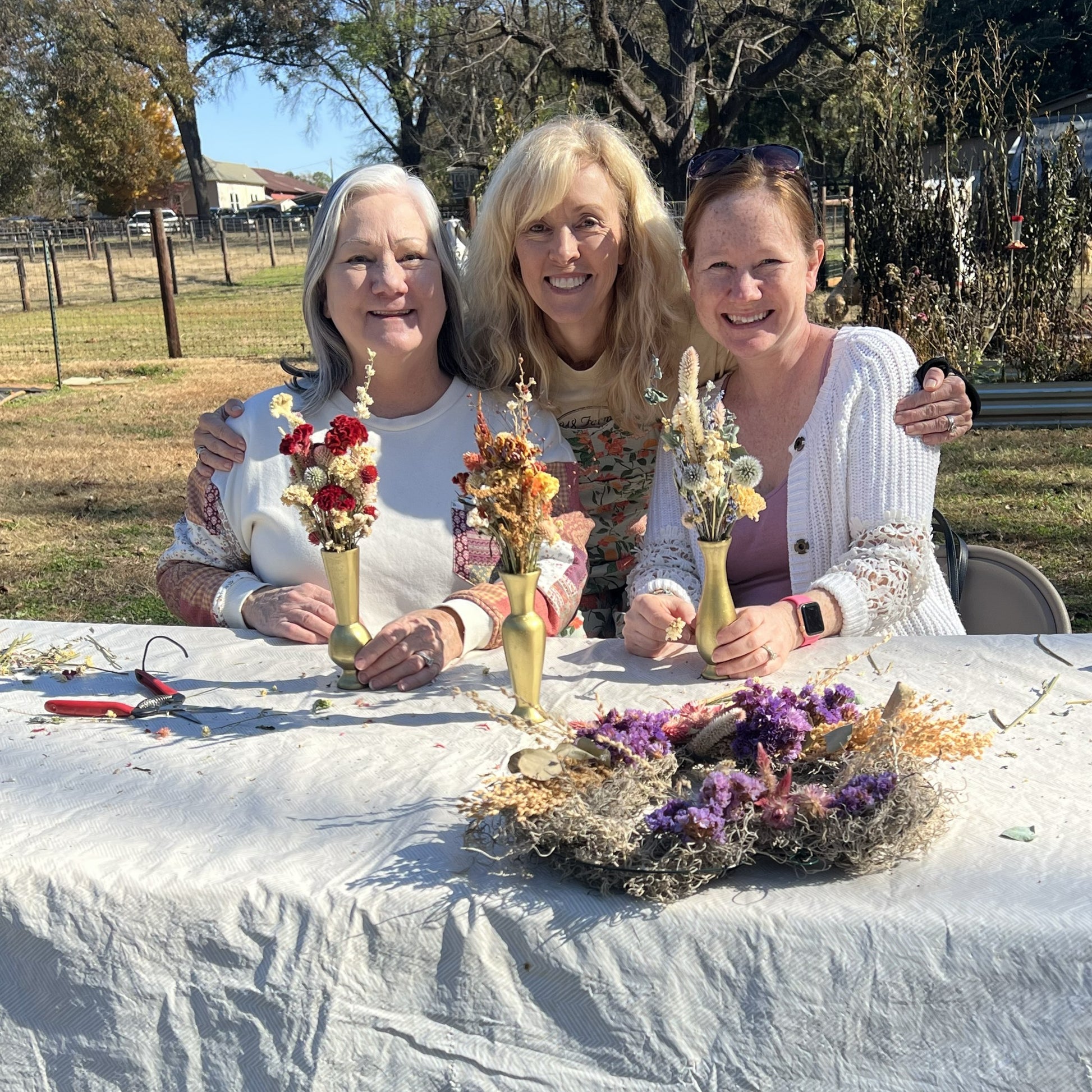 Dried Flower Bud Vase Workshop Classes & Events 1818 Farms Friday October 16 @ 10am