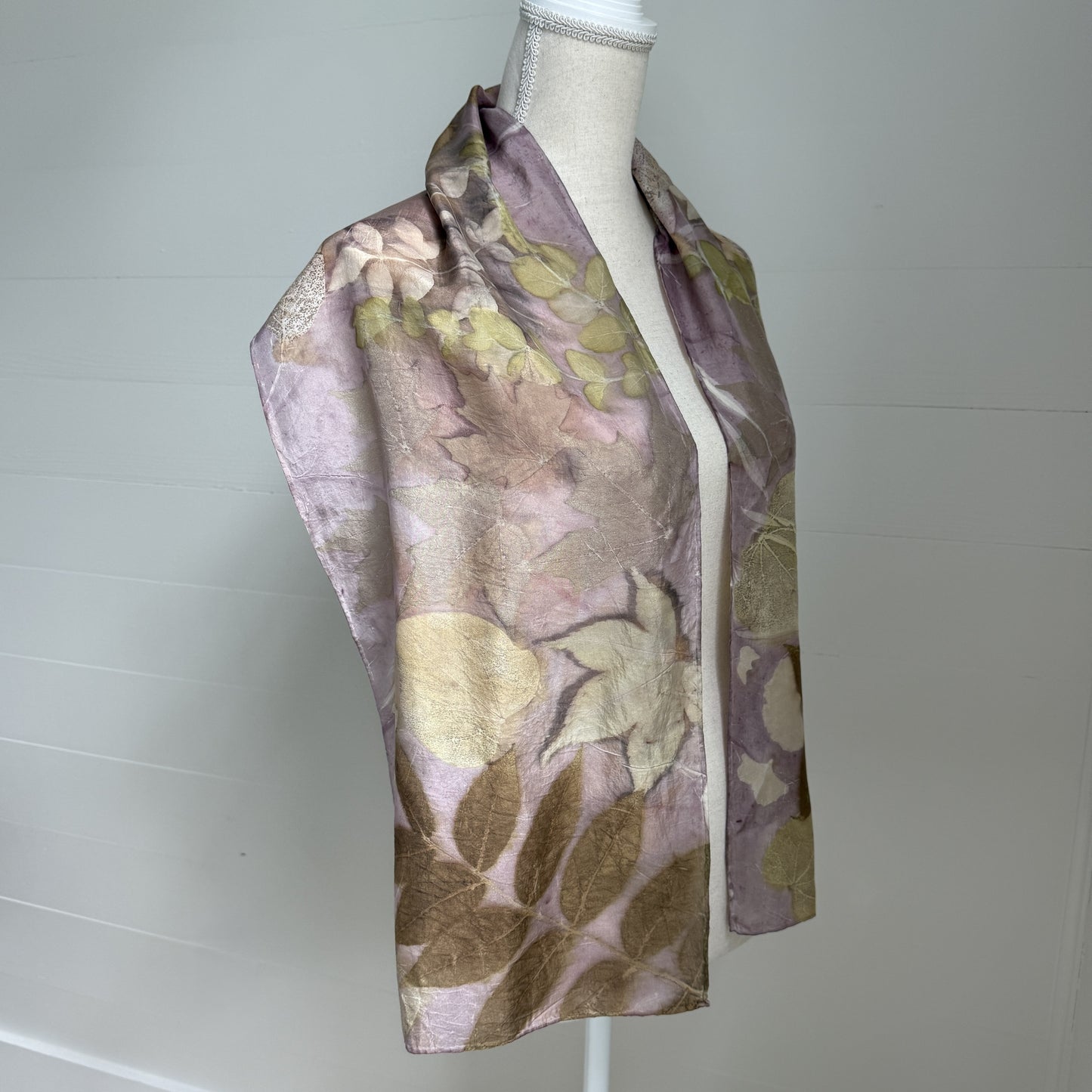Silk Scarf | "Ruth" Cochineal - Sappanwood Scarf 1818 Farms