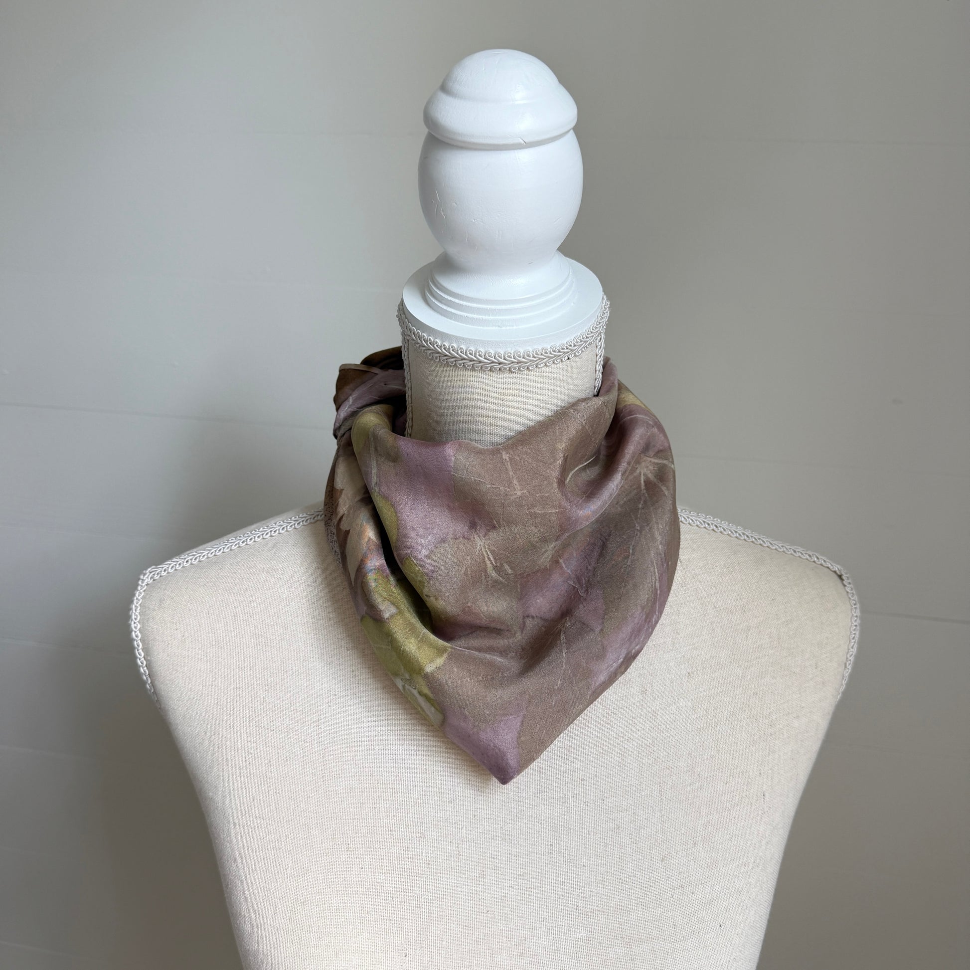 Silk Scarf | "Ruth" Cochineal - Sappanwood Scarf 1818 Farms