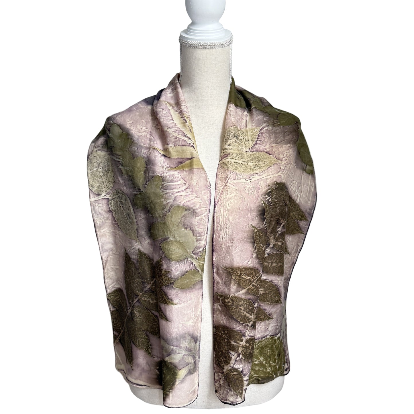 Silk Scarf | "JoAnn" Light Madder Scarf 1818 Farms