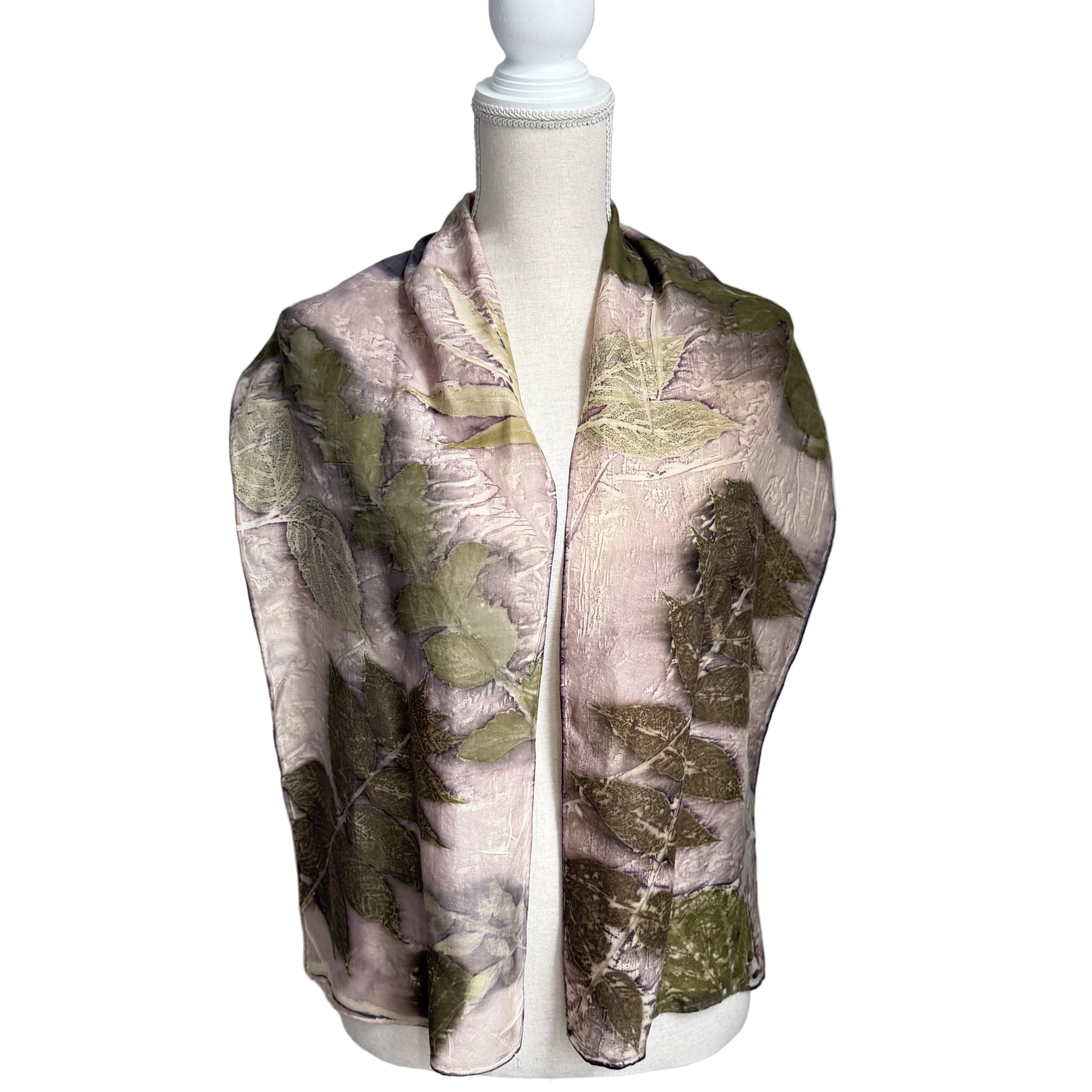 Silk Scarf | "JoAnn" Light Madder Scarf 1818 Farms