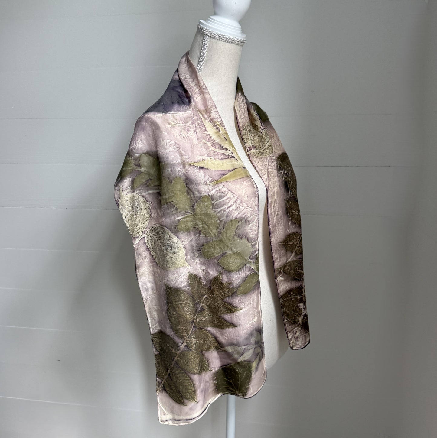 Silk Scarf | "JoAnn" Light Madder Scarf 1818 Farms