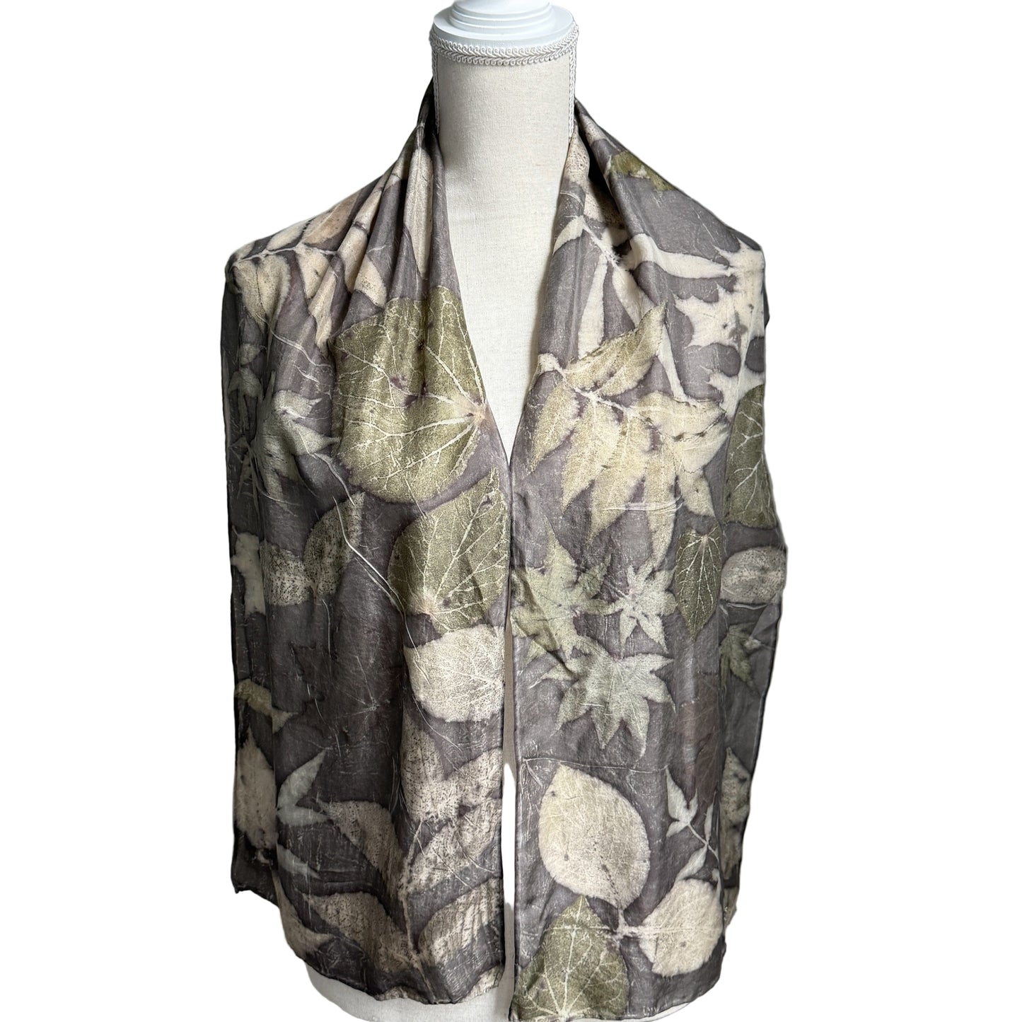 Silk Scarf | "Penelope" Dark Walnut Scarf 1818 Farms