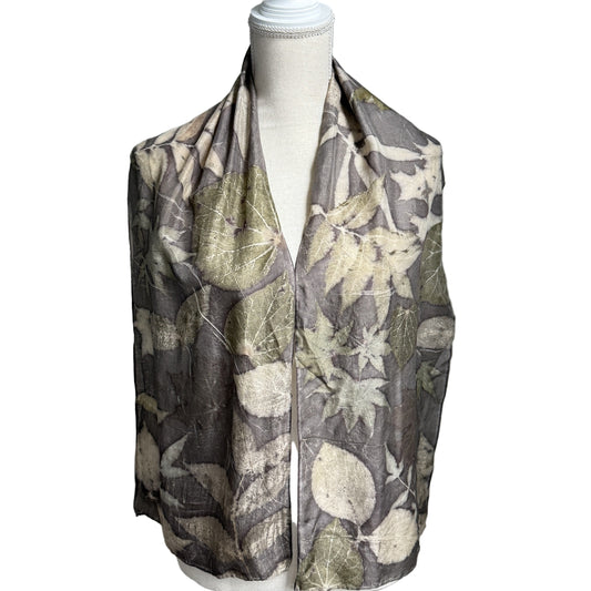 Silk Scarf | "Penelope" Dark Walnut Scarf 1818 Farms