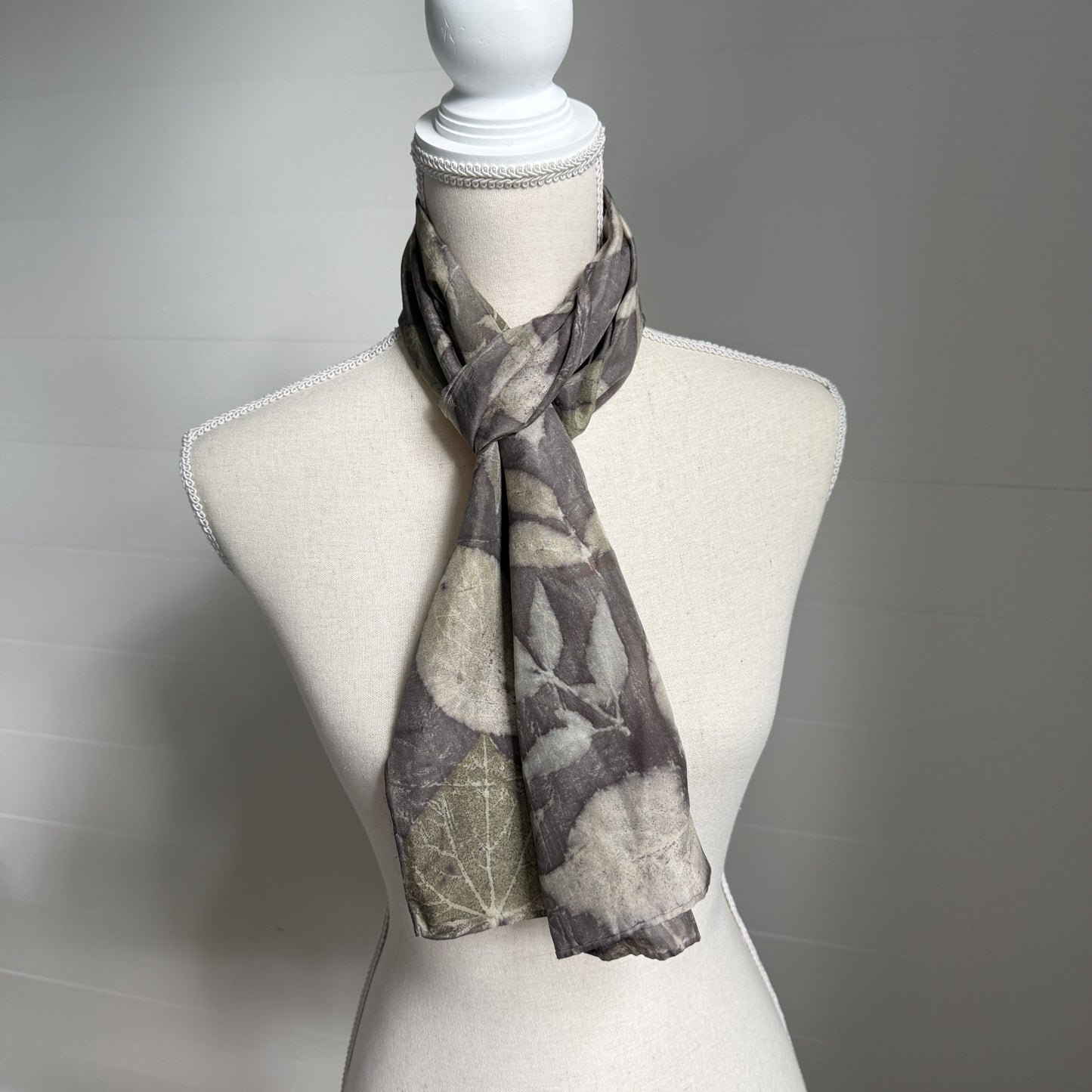 Silk Scarf | "Penelope" Dark Walnut Scarf 1818 Farms
