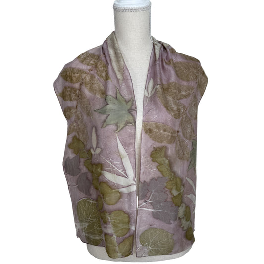 Silk Scarf | "Christie" Cochineal - Sappanwood Scarf 1818 Farms