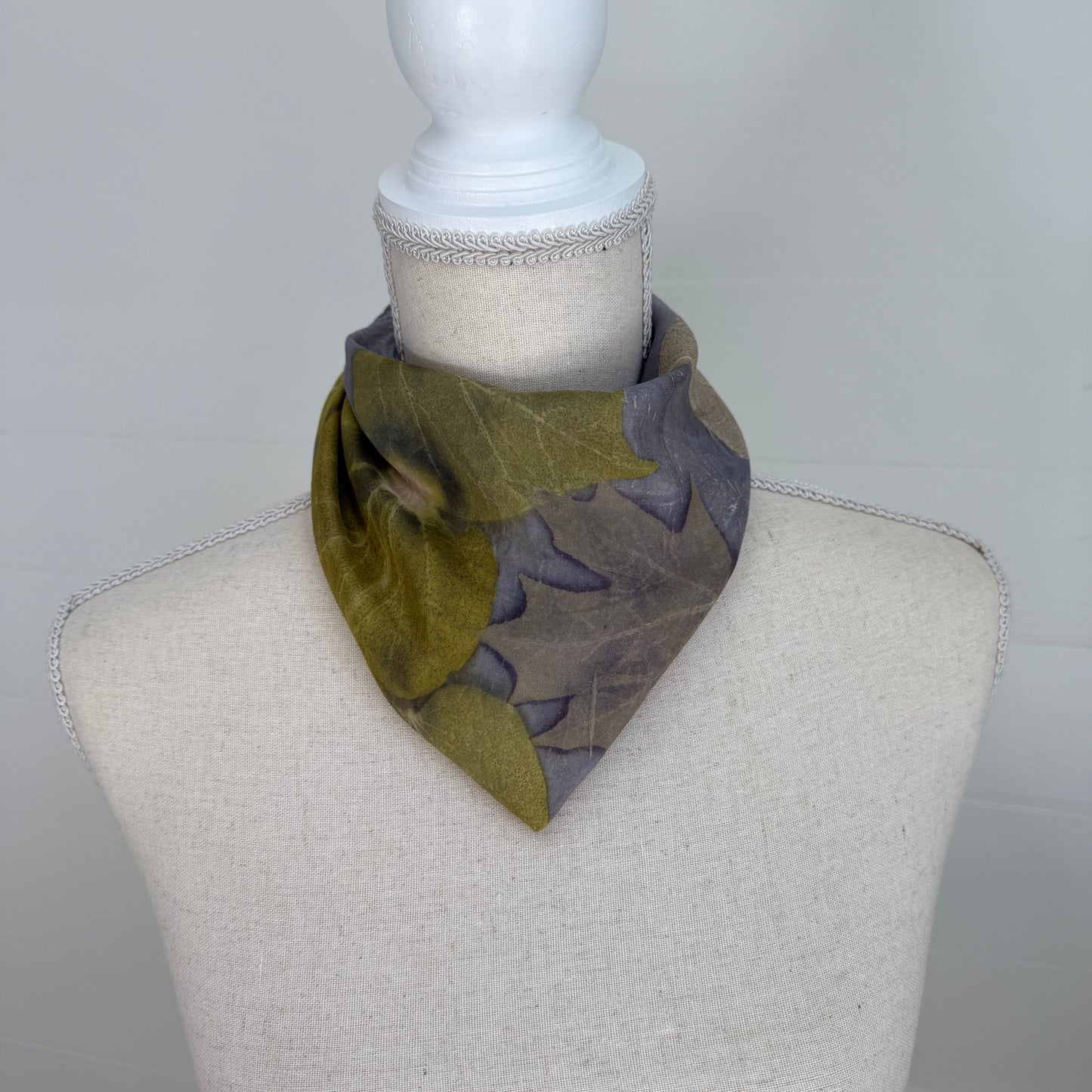 Silk Scarf | "Mary Katherine" Dark Logwood Scarf 1818 Farms