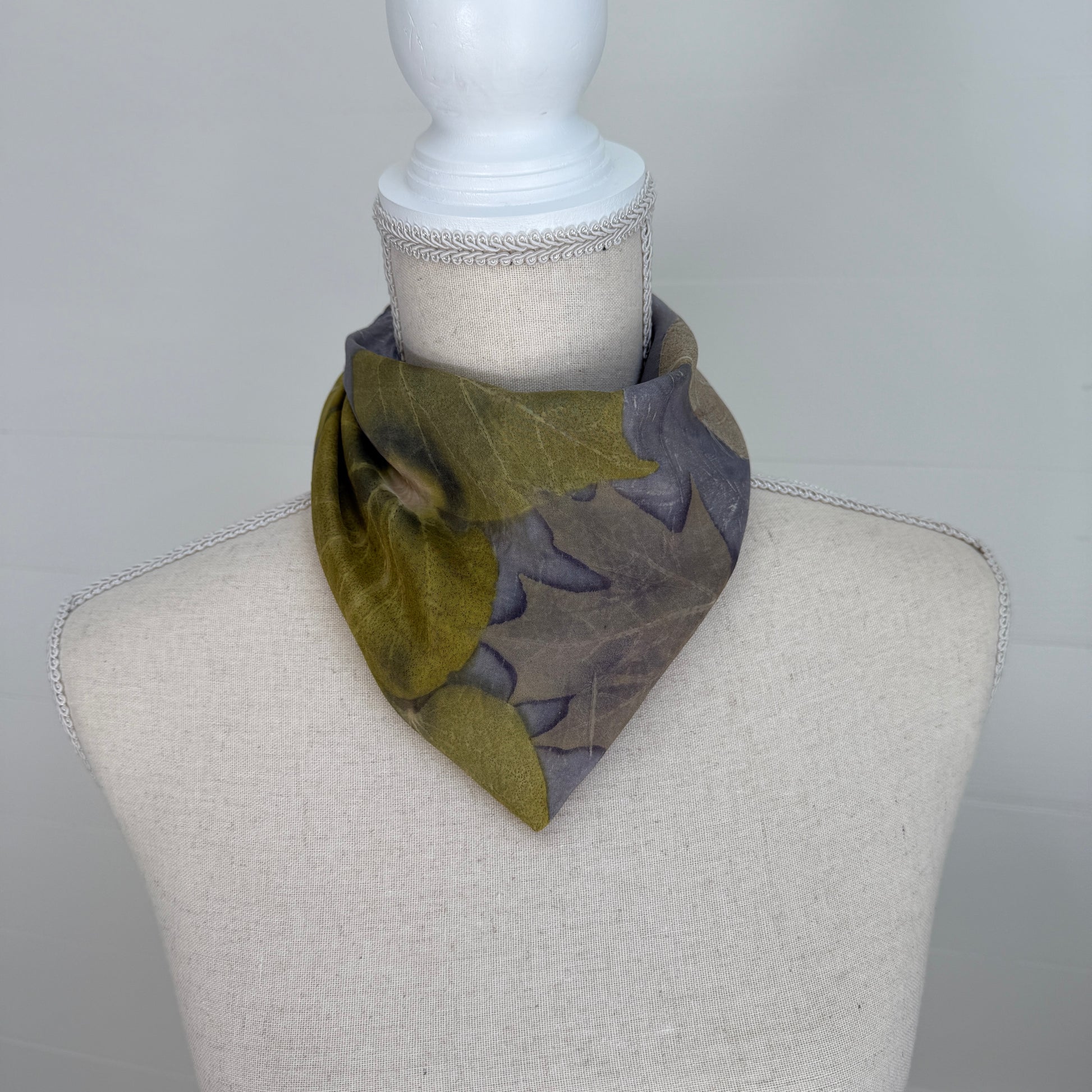 Silk Scarf | "Mary Katherine" Dark Logwood Scarf 1818 Farms
