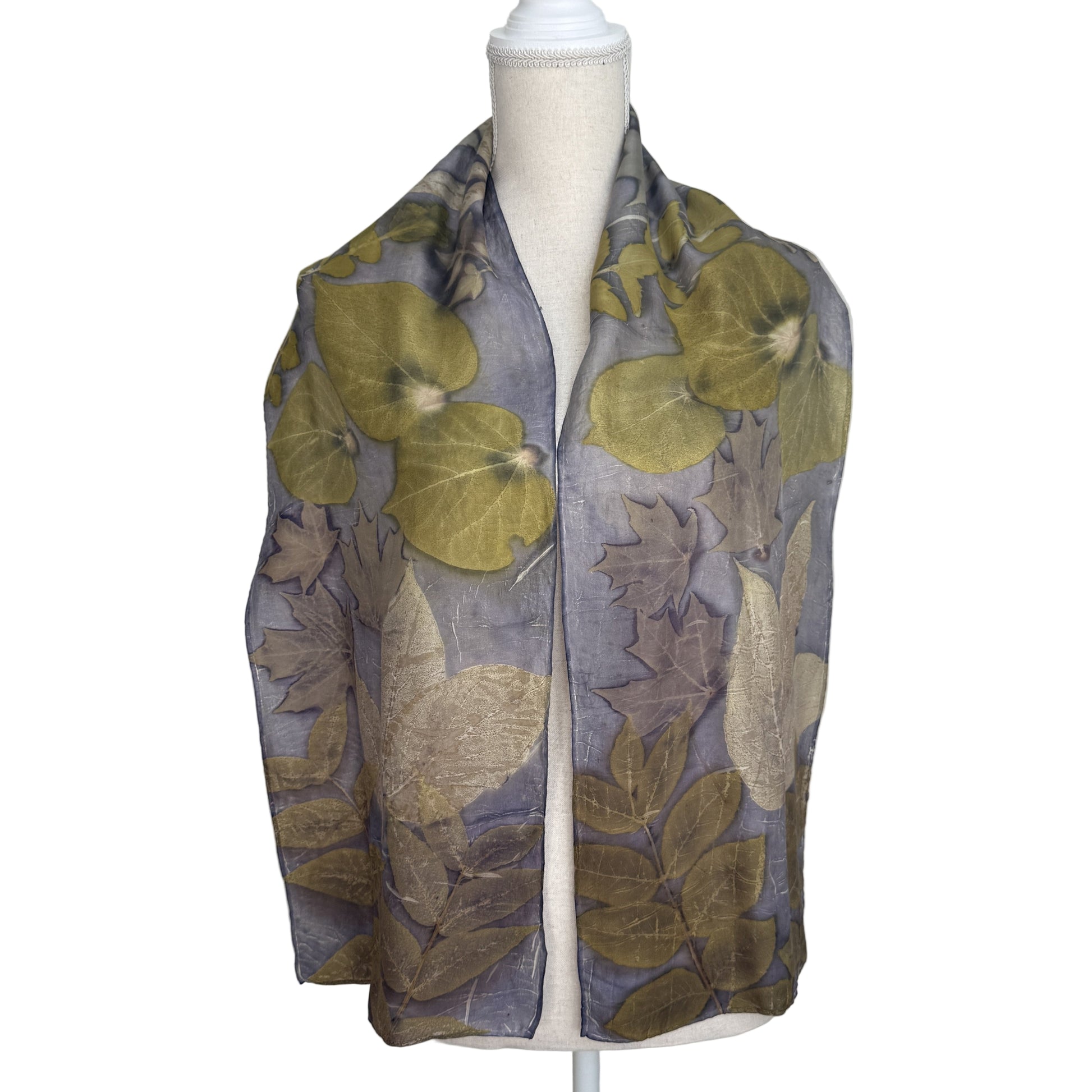 Silk Scarf | "Mary Katherine" Dark Logwood Scarf 1818 Farms