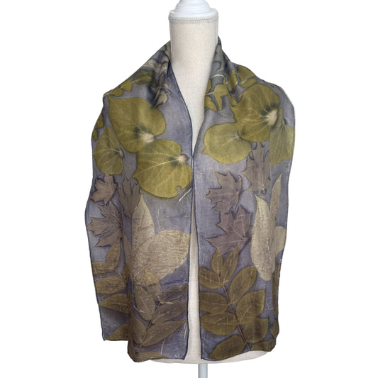 Silk Scarf | "Mary Katherine" Dark Logwood Scarf 1818 Farms