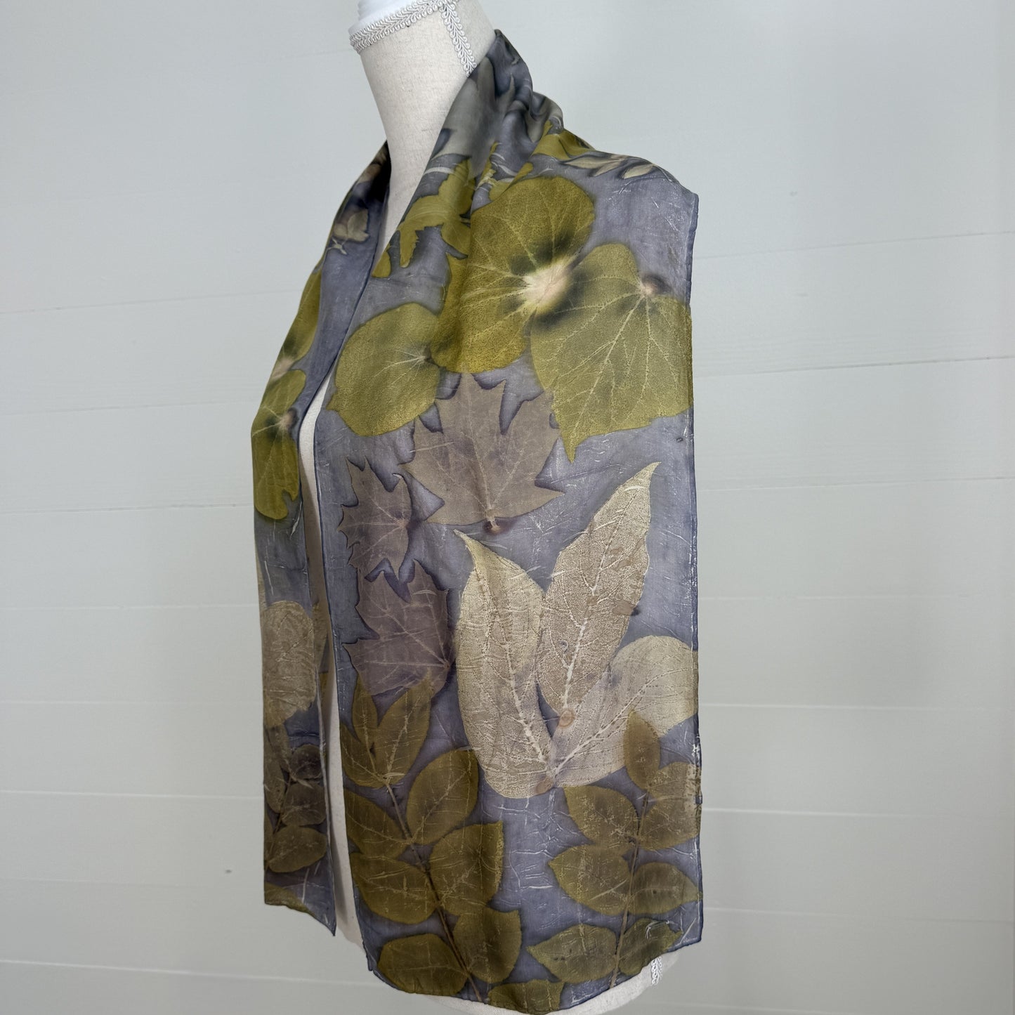 Silk Scarf | "Mary Katherine" Dark Logwood Scarf 1818 Farms