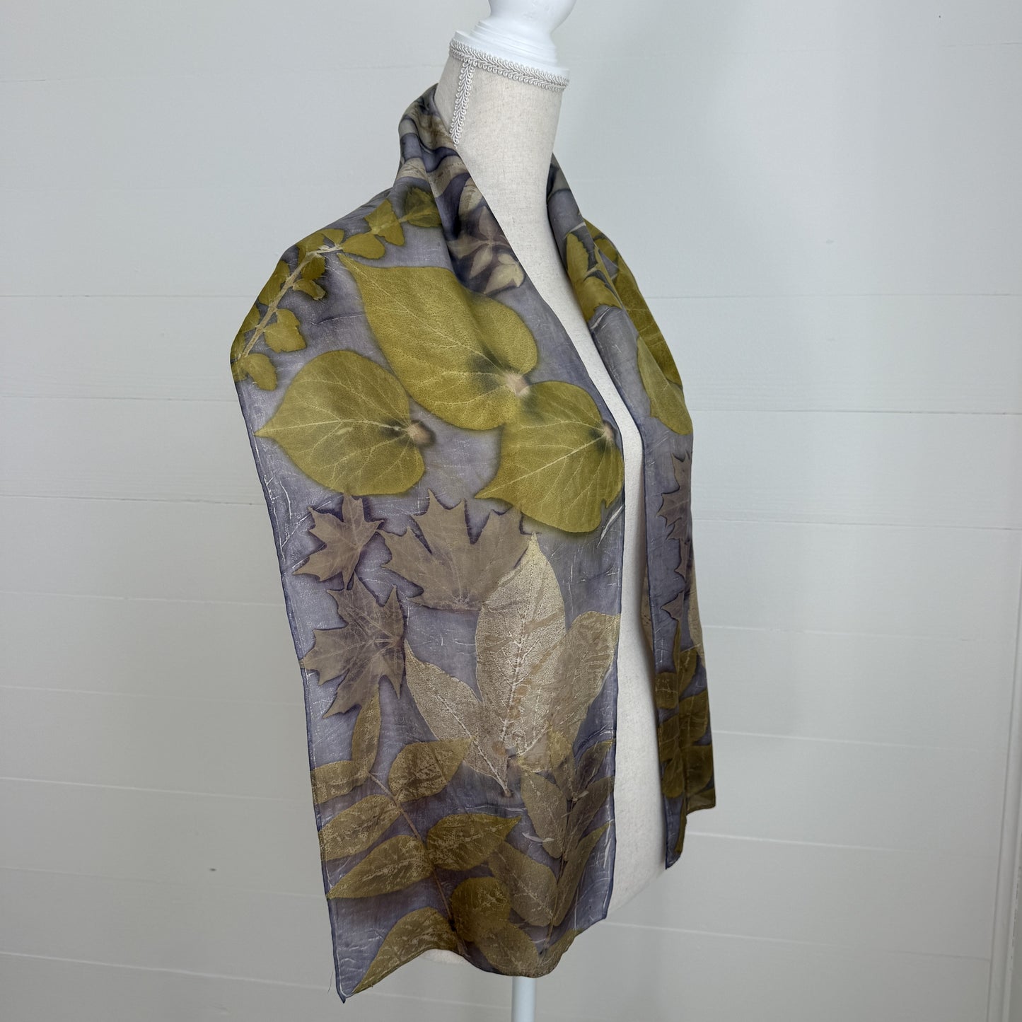 Silk Scarf | "Mary Katherine" Dark Logwood Scarf 1818 Farms