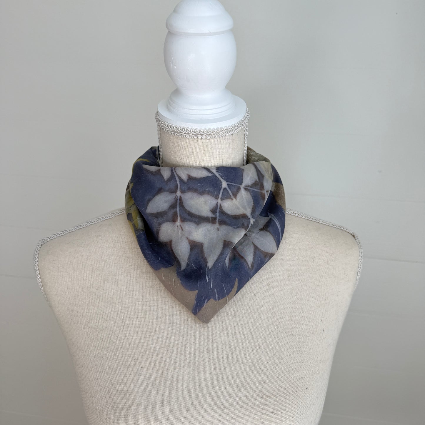 Silk Scarf | "Trudy" Dark Logwood Scarf 1818 Farms