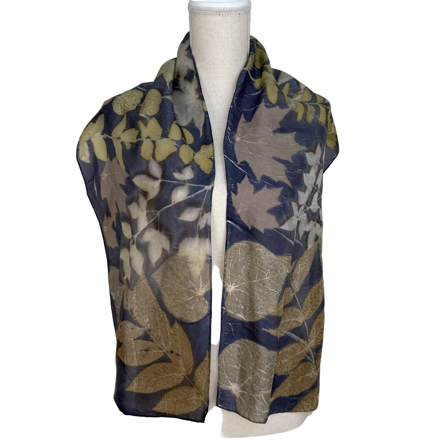 Silk Scarf | "Trudy" Dark Logwood Scarf 1818 Farms