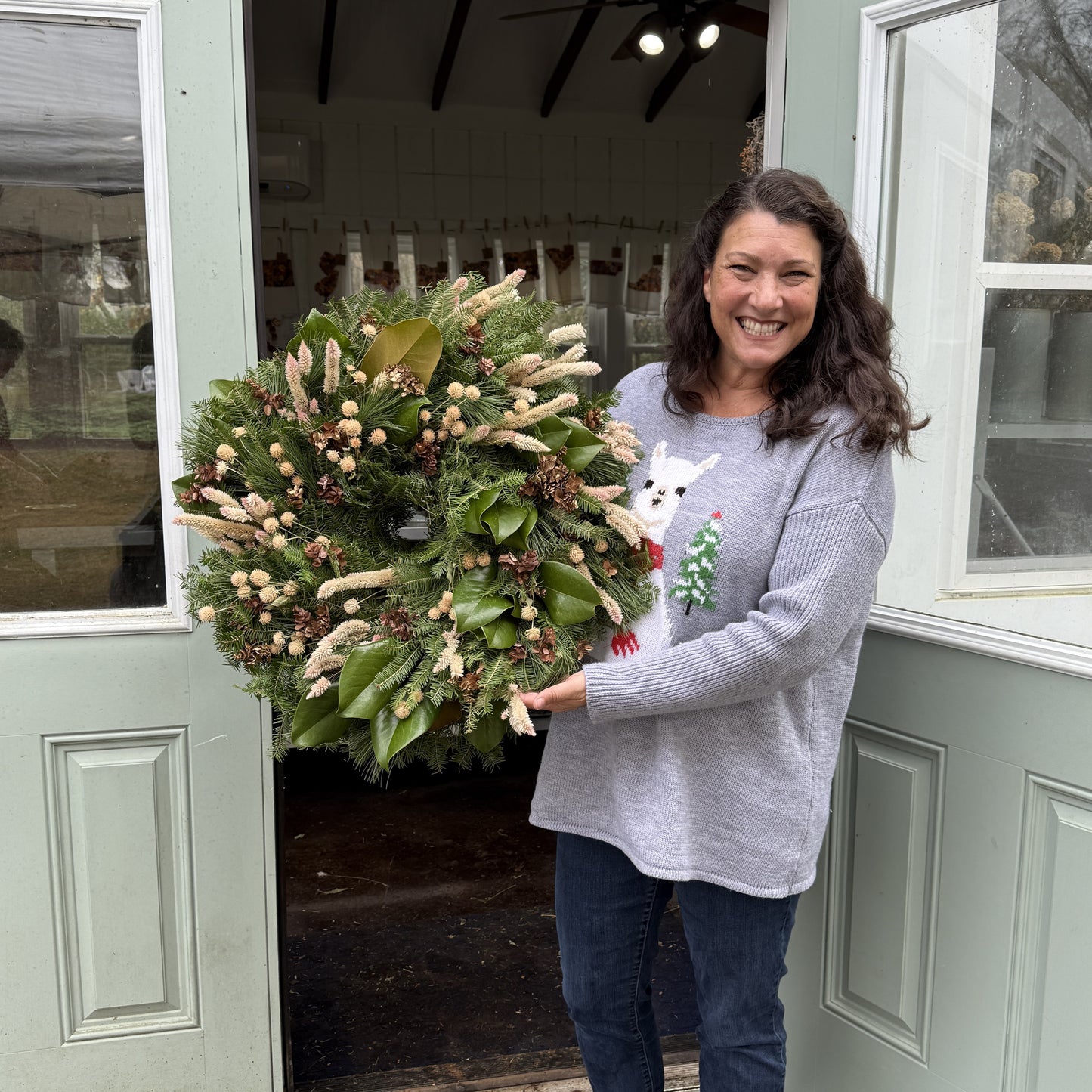 Holiday Wreath-Making Workshop at 1818 Farms