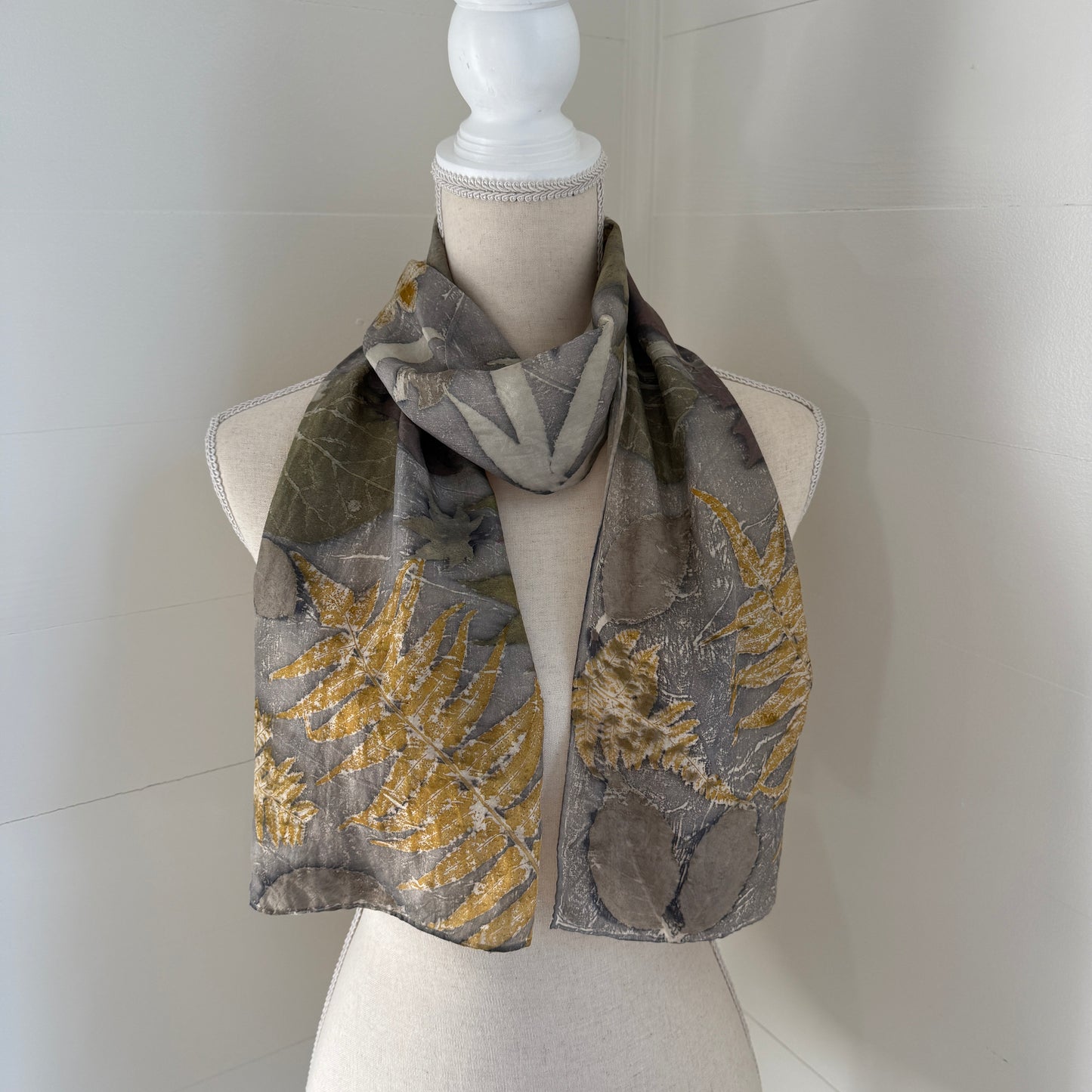 Silk Scarf | "Amy" Light Logwood Scarf 1818 Farms