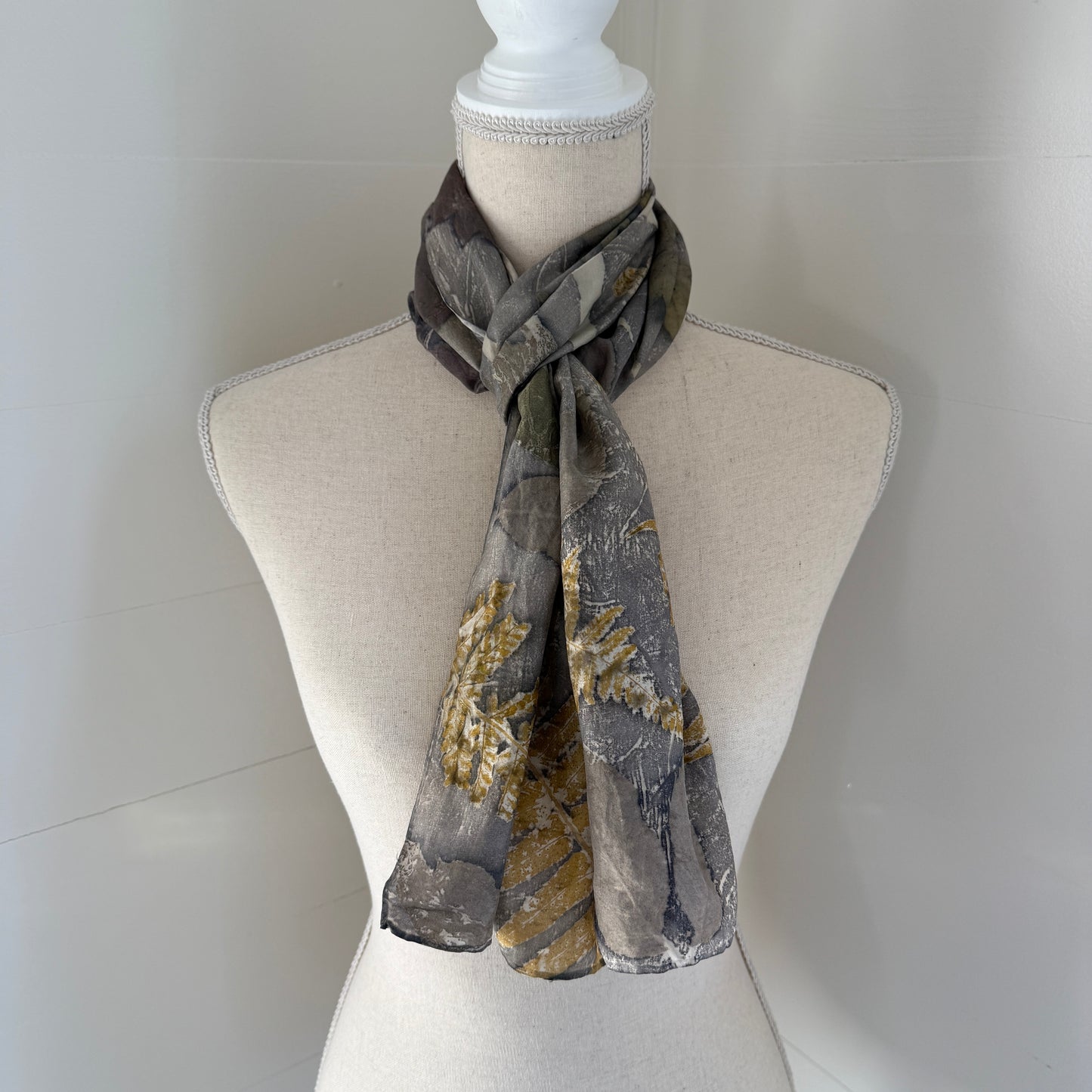 Silk Scarf | "Amy" Light Logwood Scarf 1818 Farms