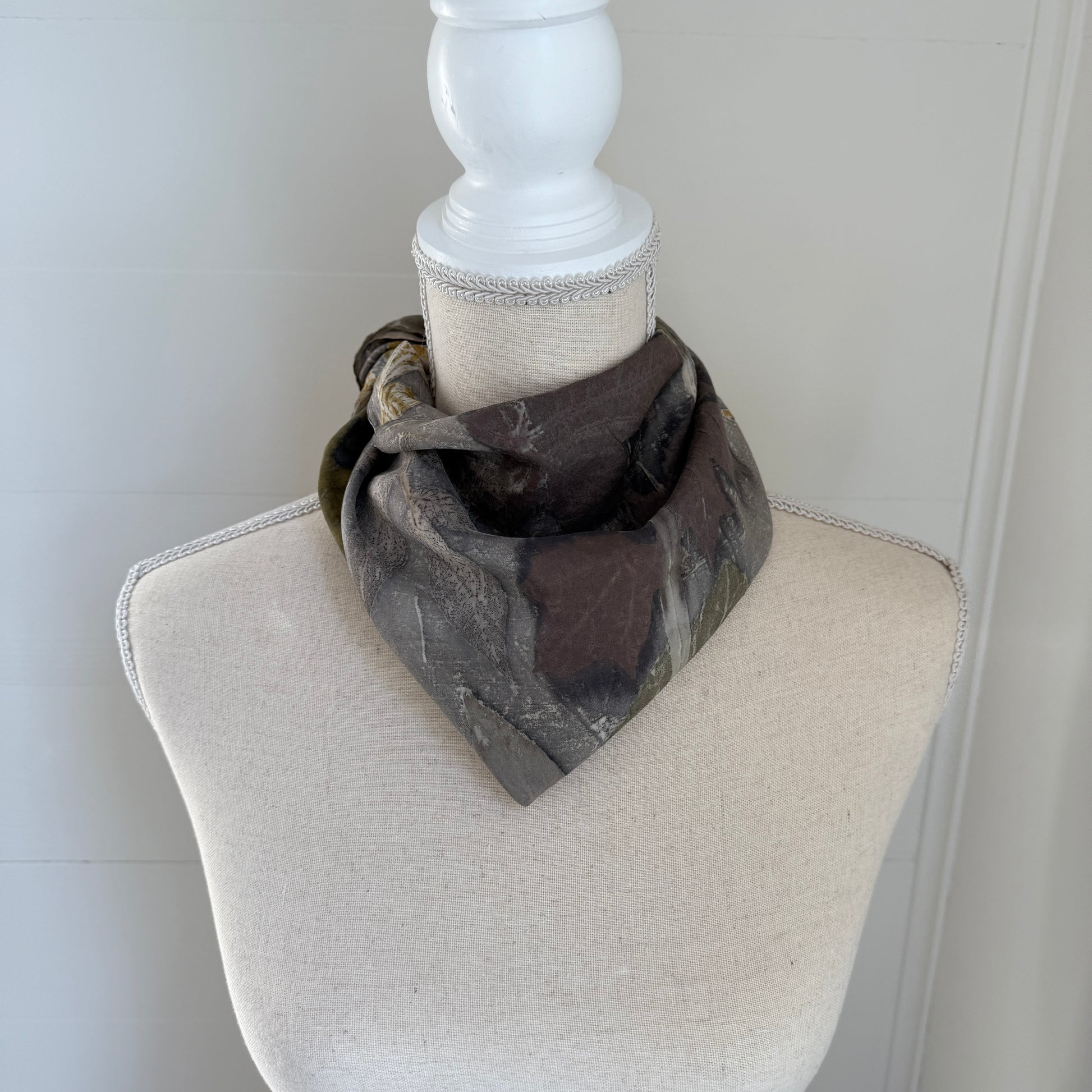 Silk Scarf | "Amy" Light Logwood Scarf 1818 Farms