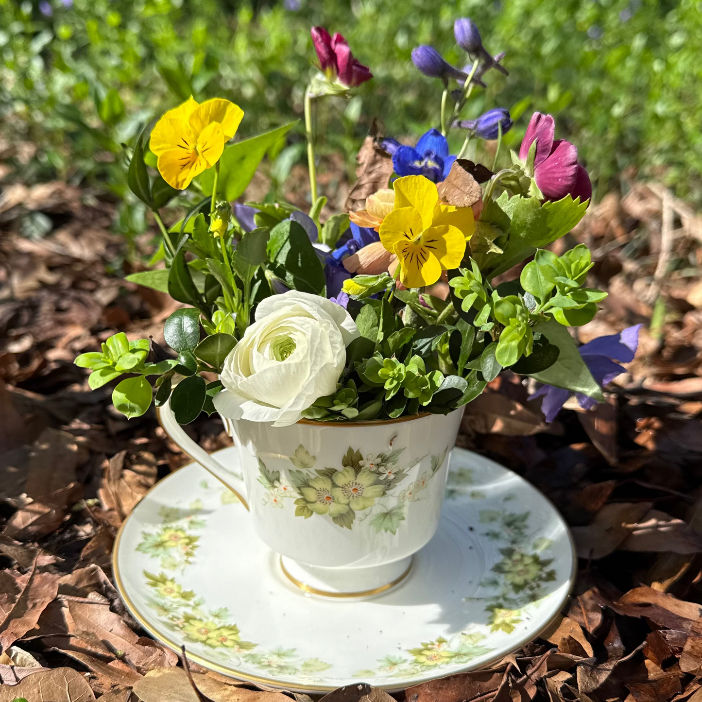Mother’s Day Weekend Teacup Flower Arranging Workshop Classes & Events 1818 Farms